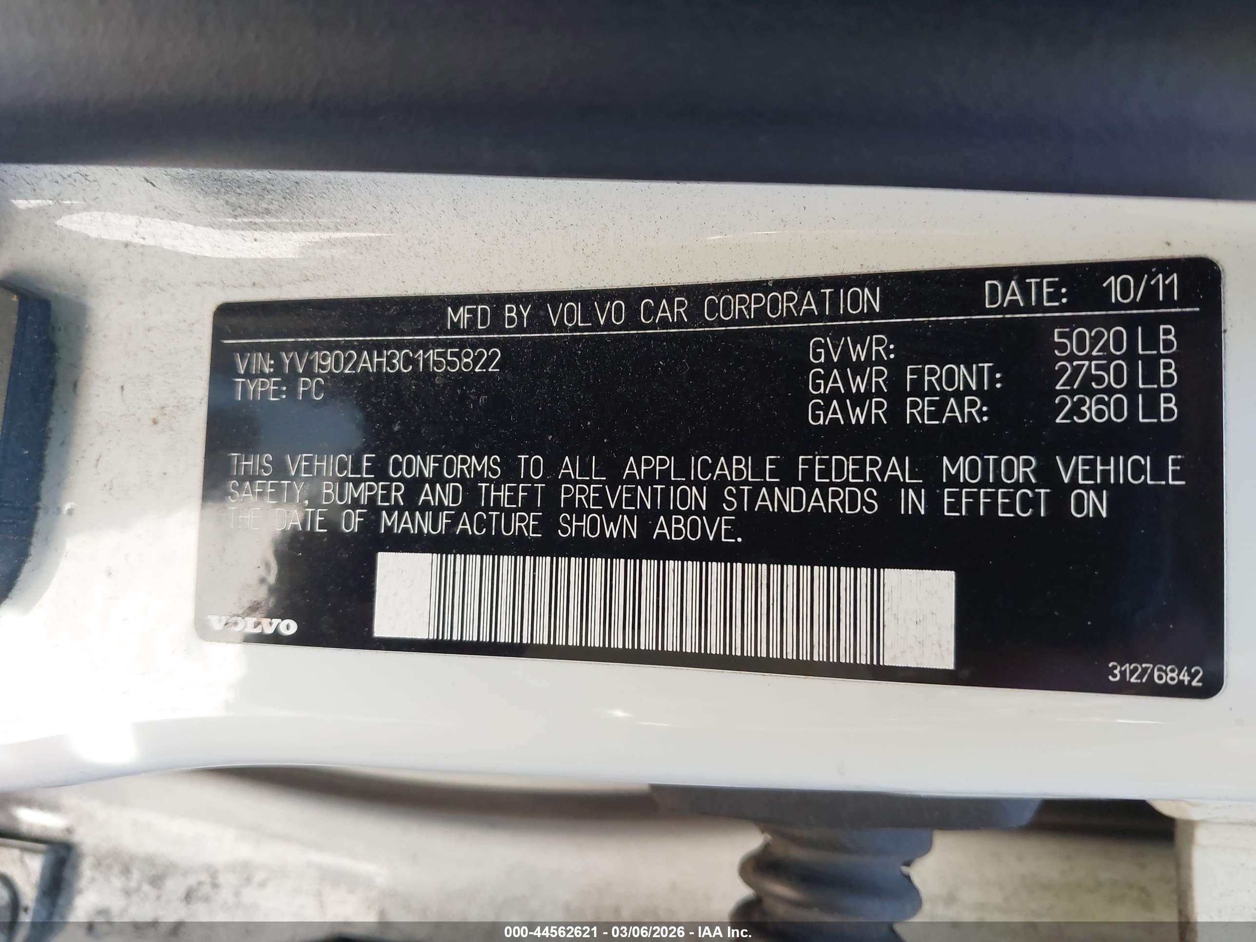 VOLVO S80 image 9
