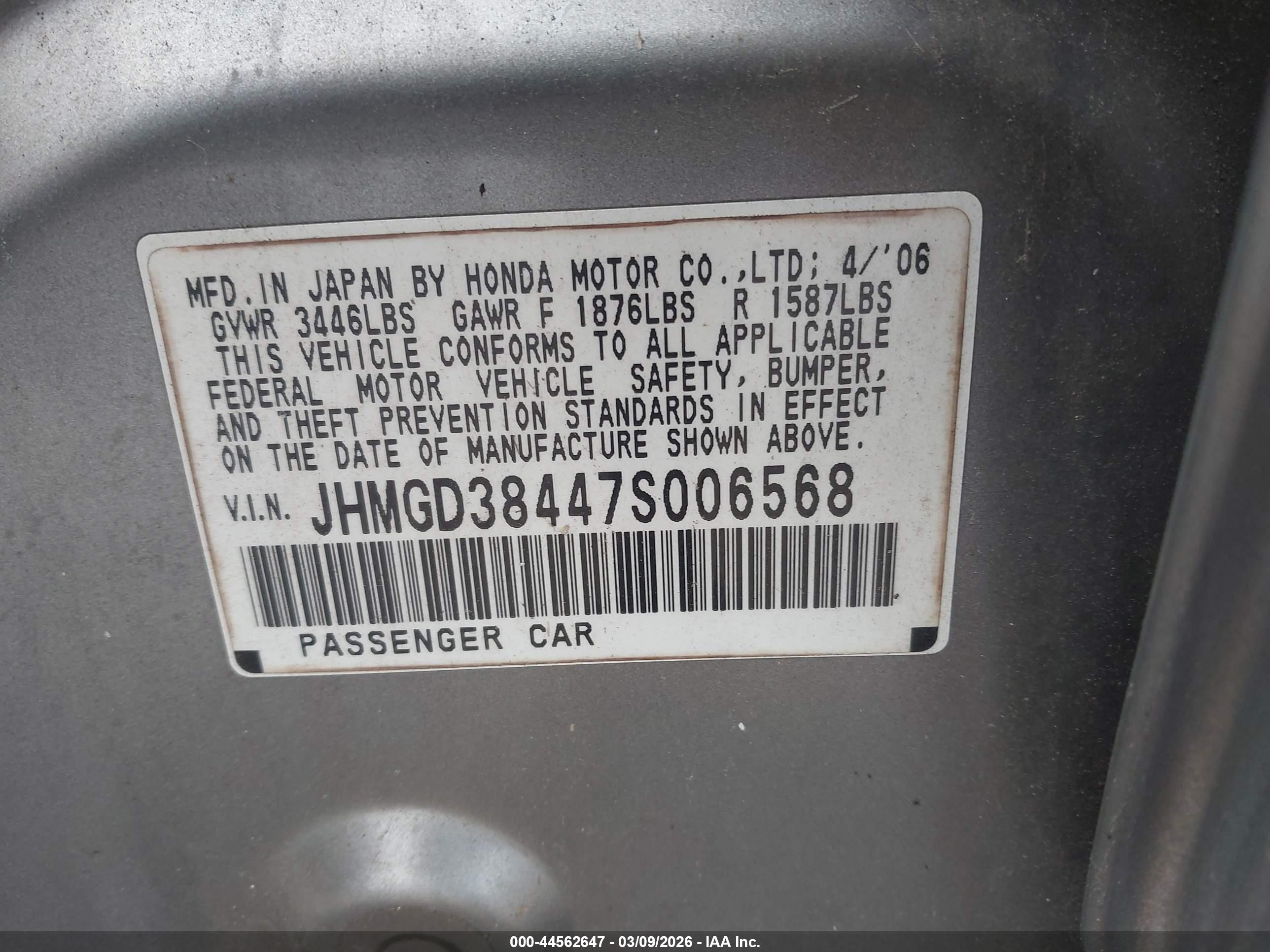 HONDA FIT image 9