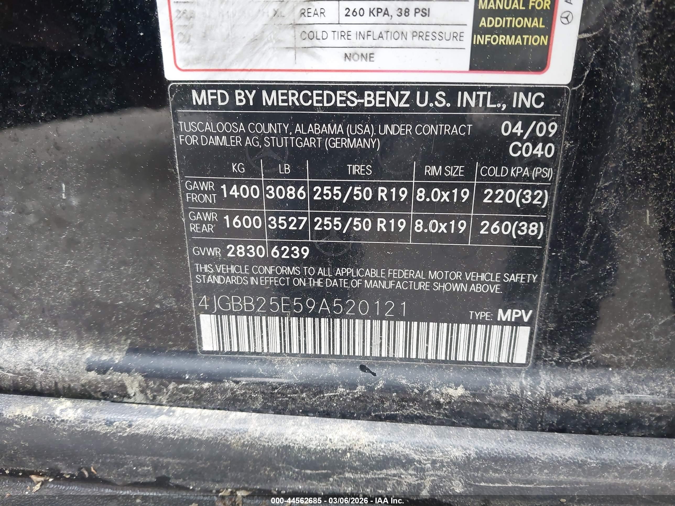 MERCEDES-BENZ ML image 9