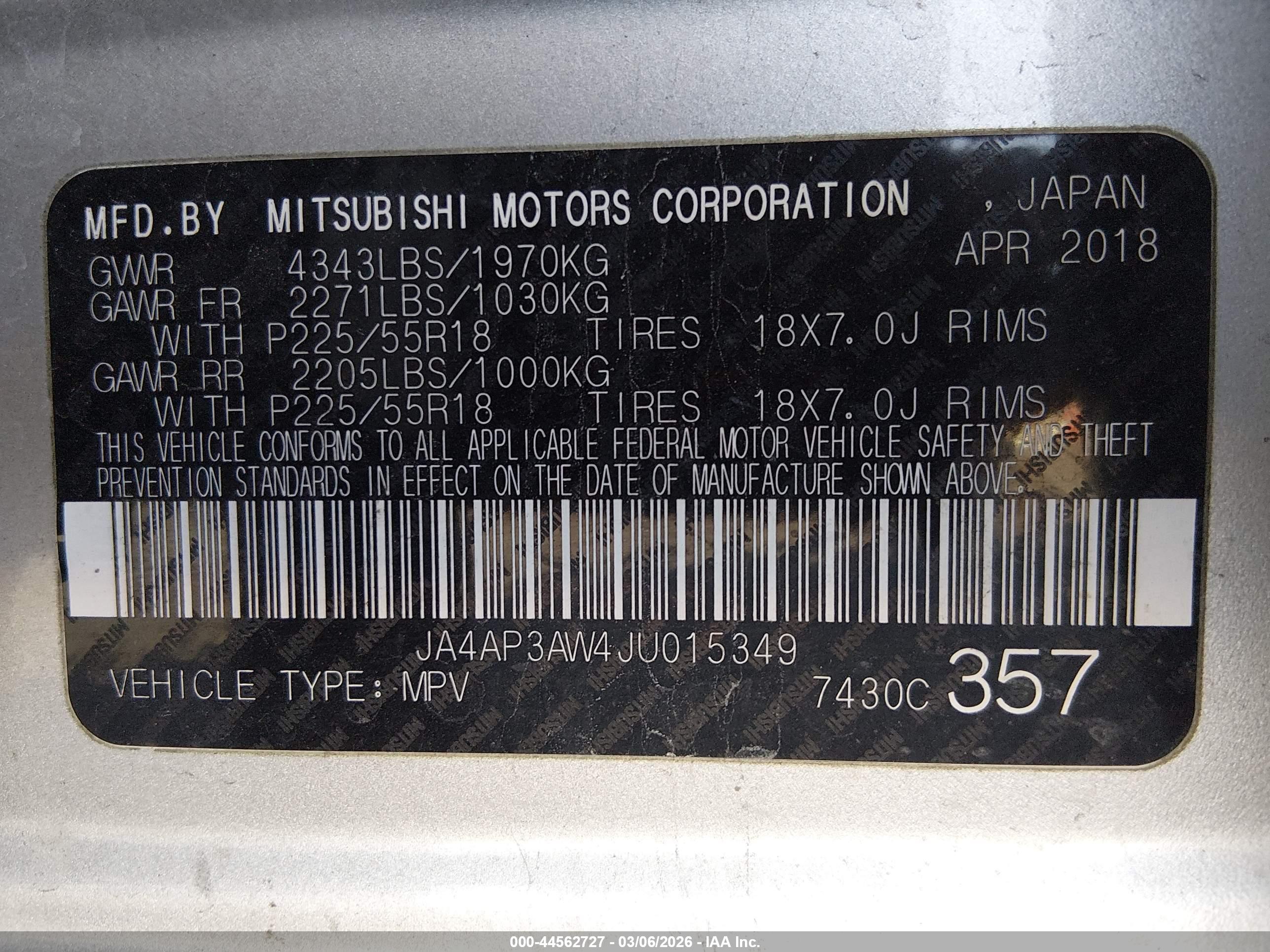 MITSUBISHI OUTLANDER image 9
