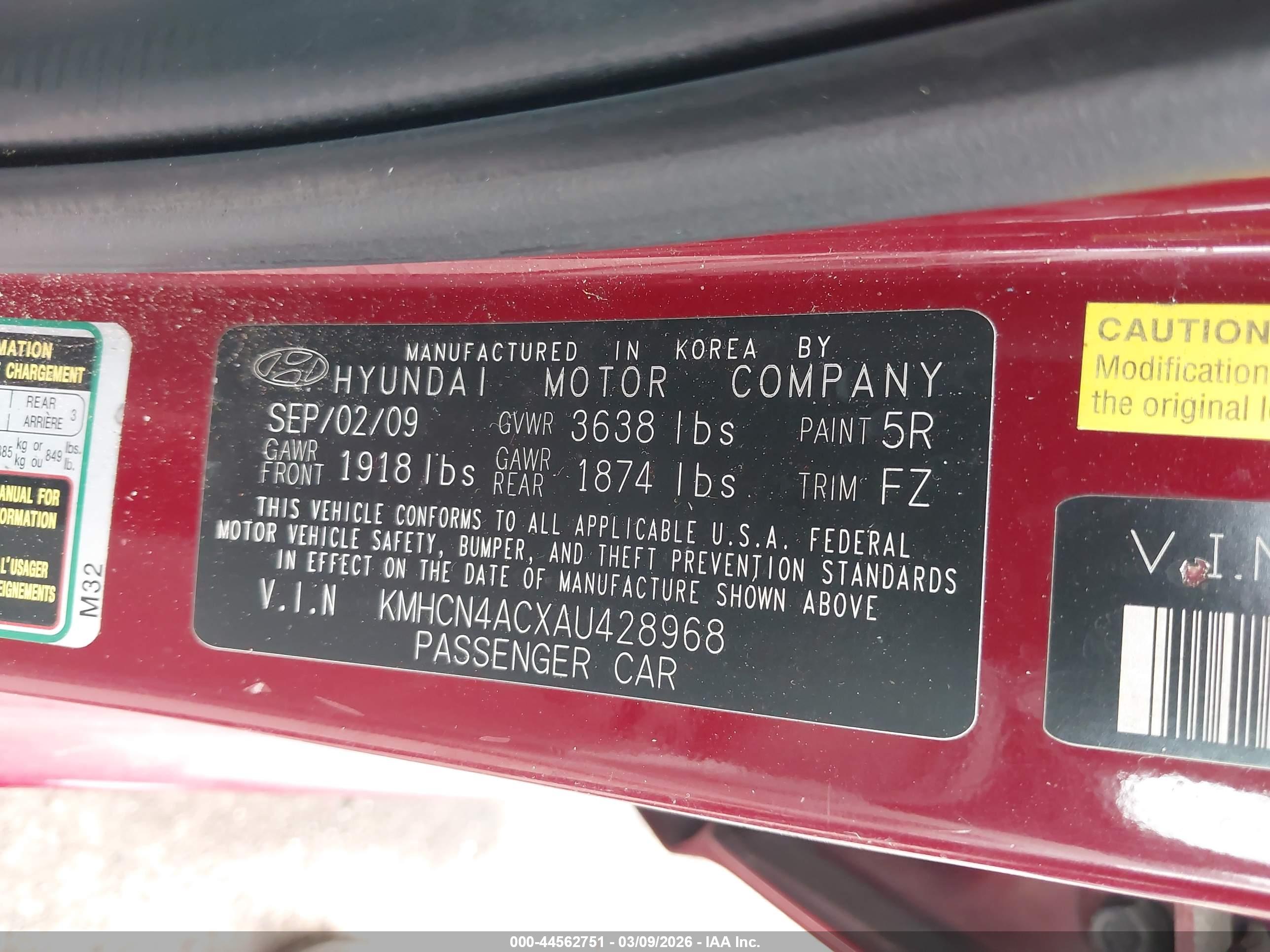 HYUNDAI ACCENT image 9