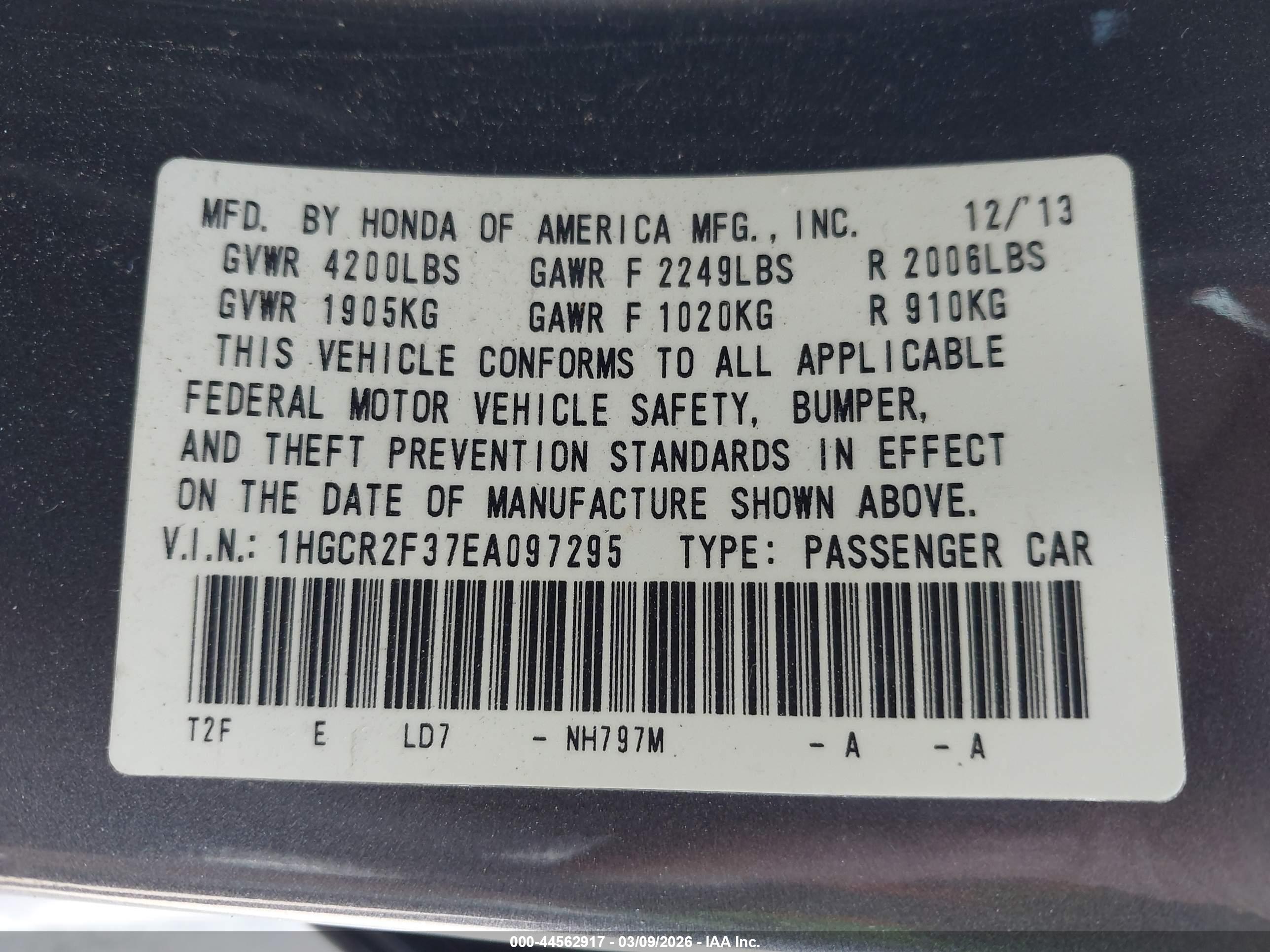 HONDA ACCORD image 9