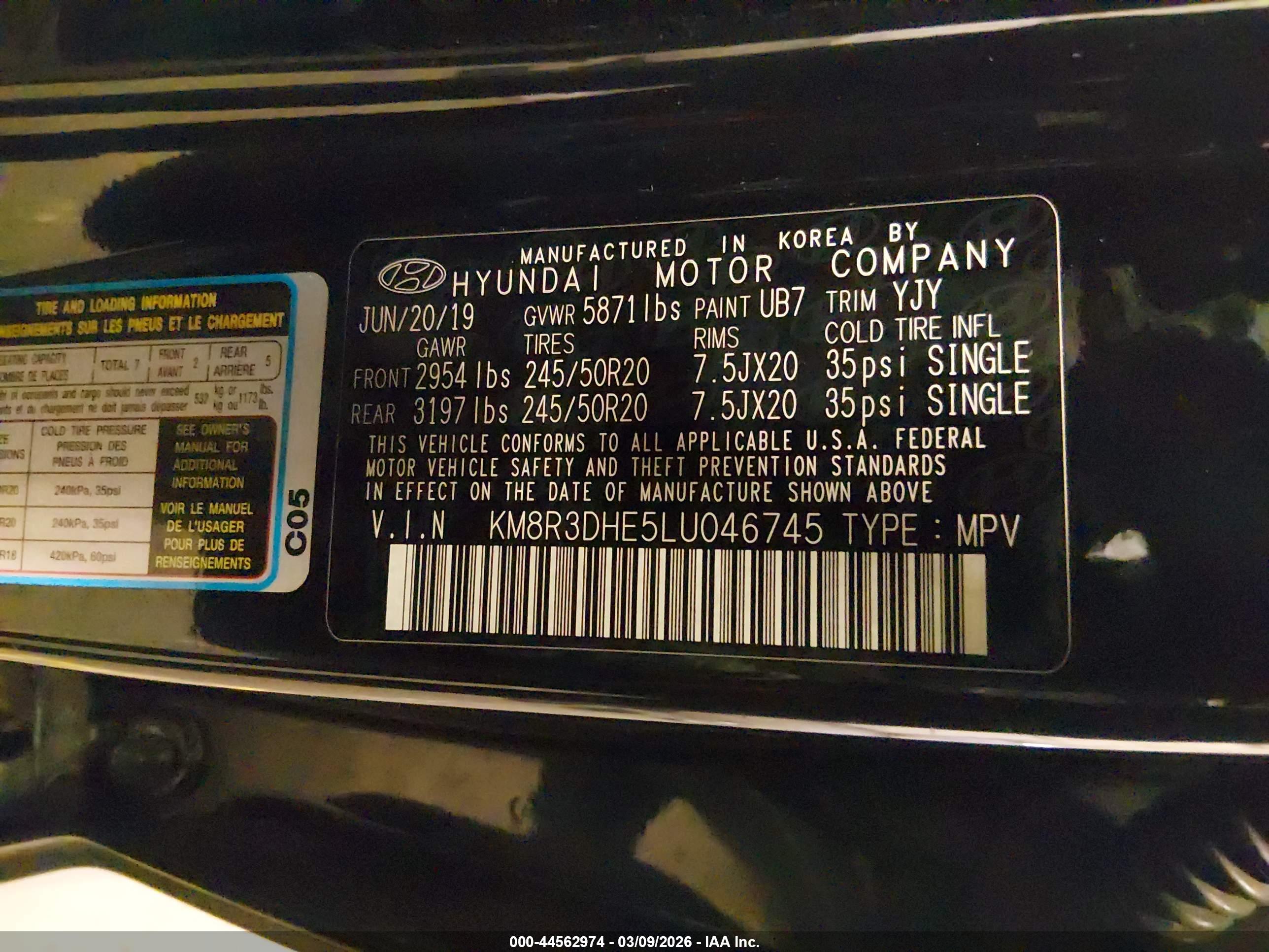 HYUNDAI PALISADE image 9