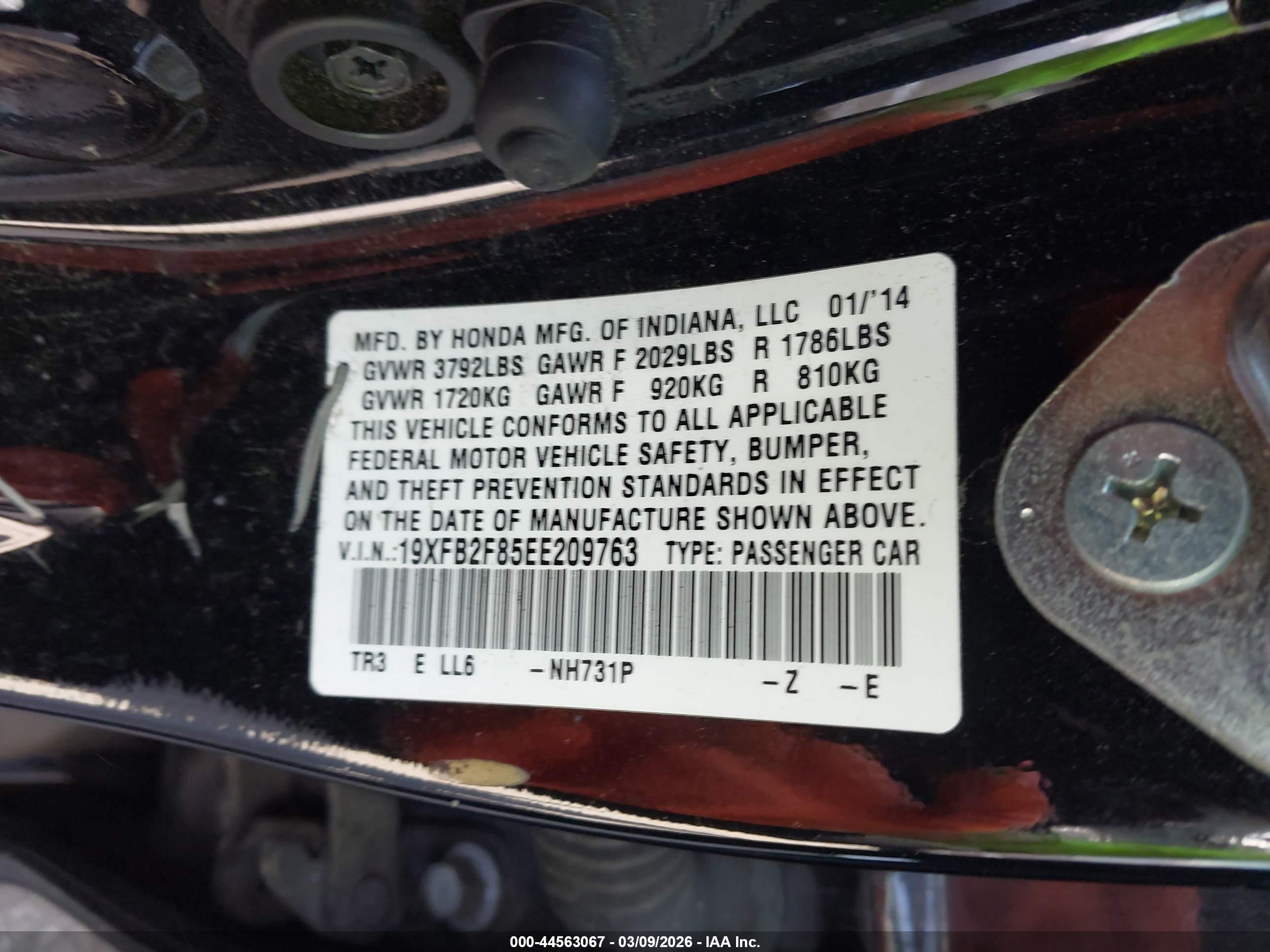 HONDA CIVIC image 9
