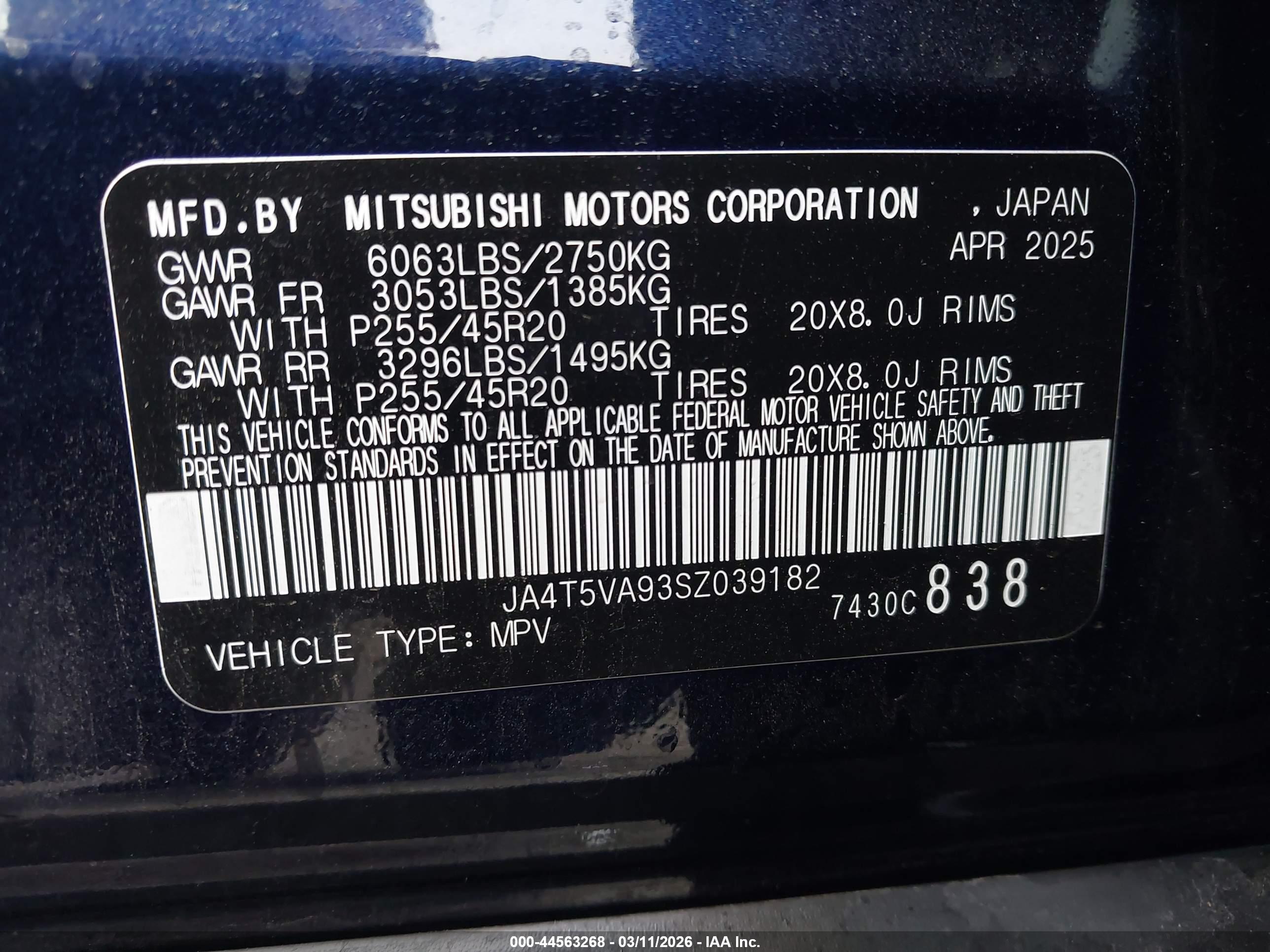 MITSUBISHI OUTLANDER image 9