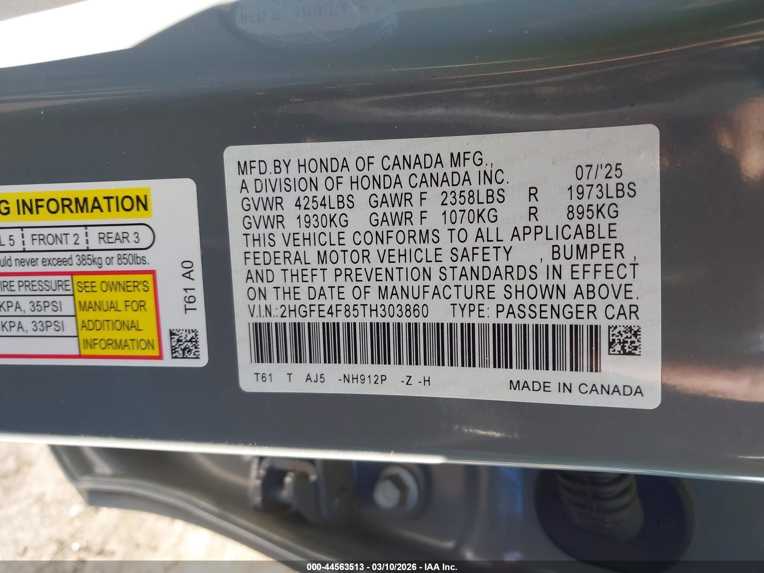 HONDA CIVIC image 9