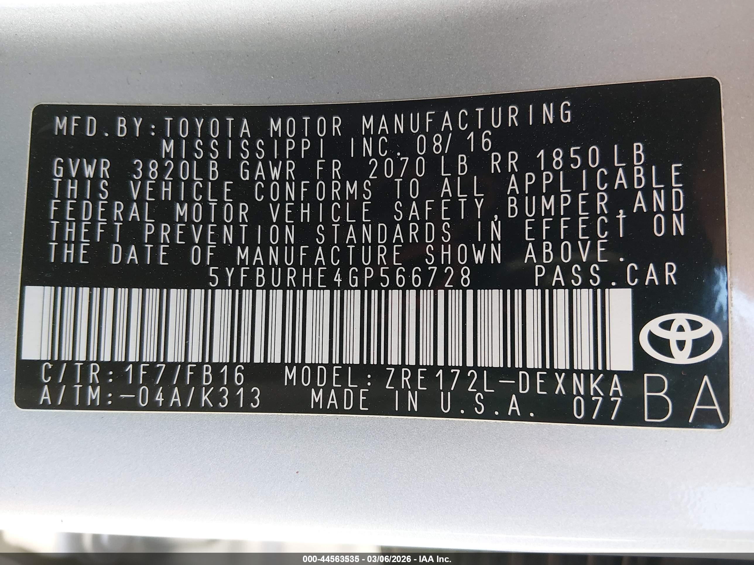 TOYOTA COROLLA image 9