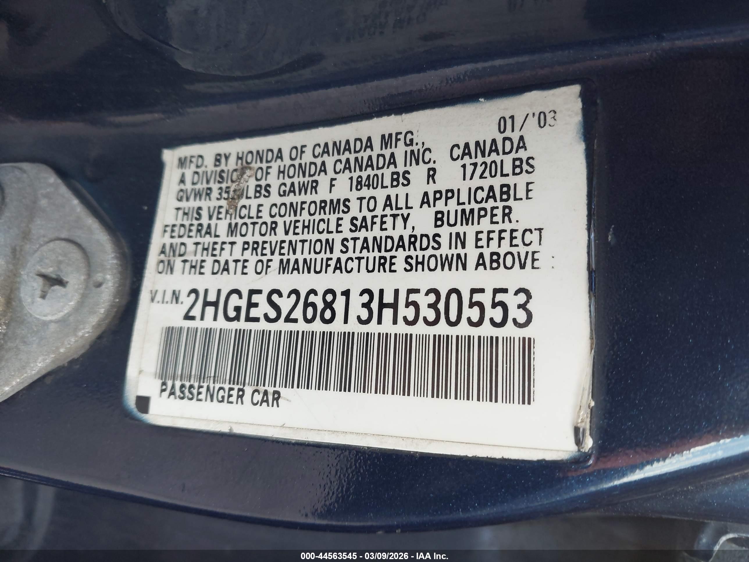 HONDA CIVIC image 9
