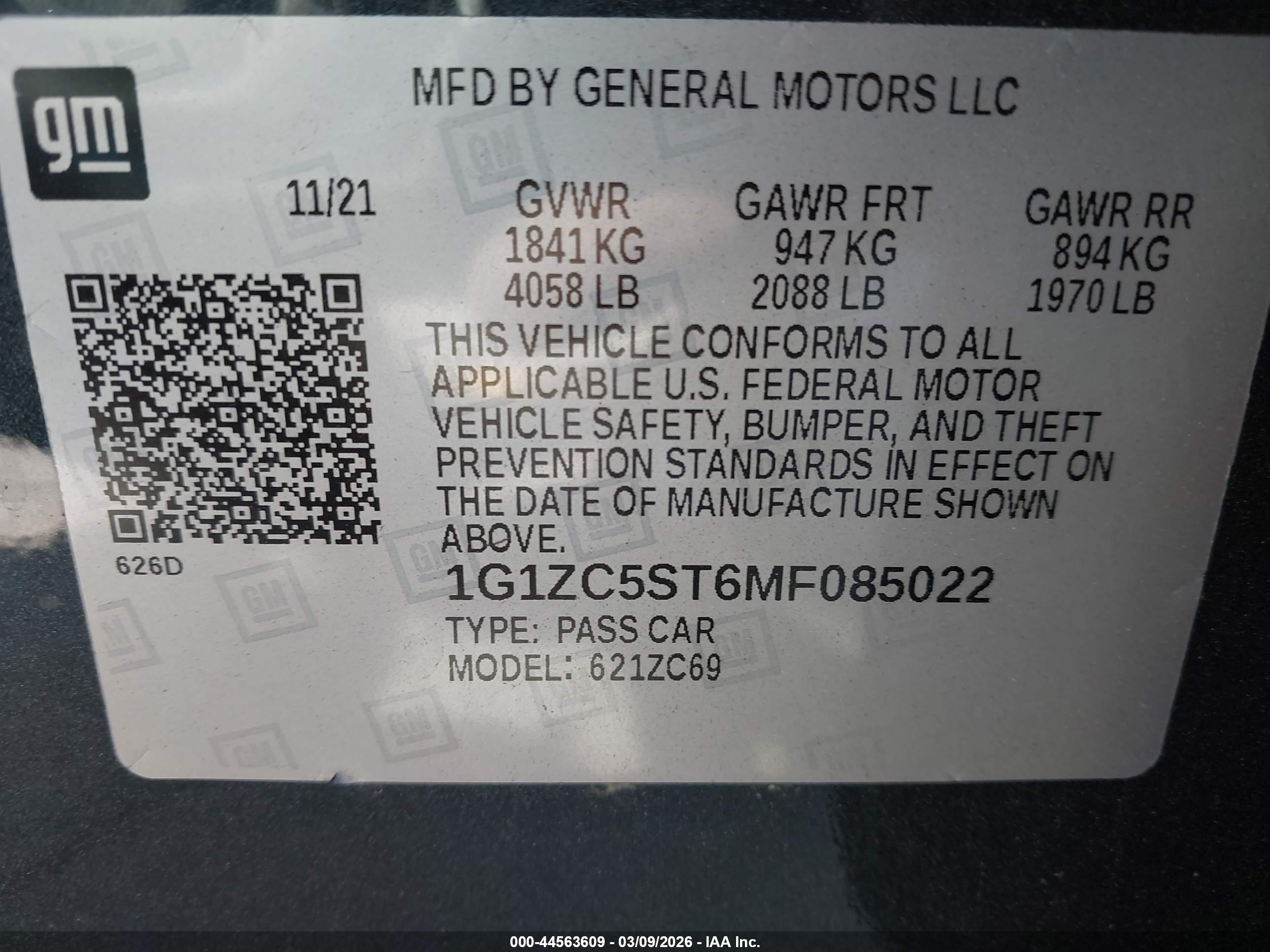 CHEVROLET MALIBU image 9