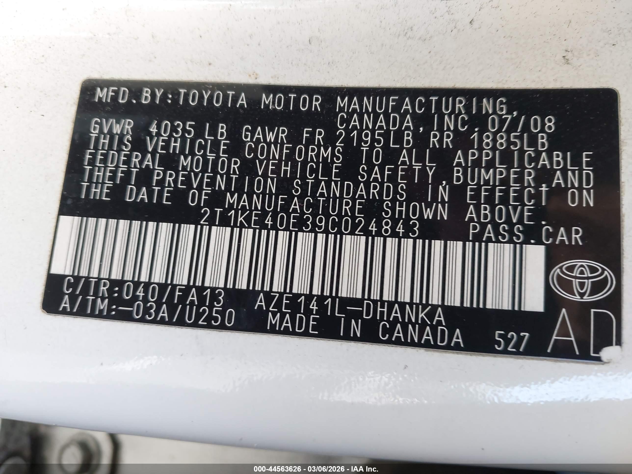 TOYOTA MATRIX image 9