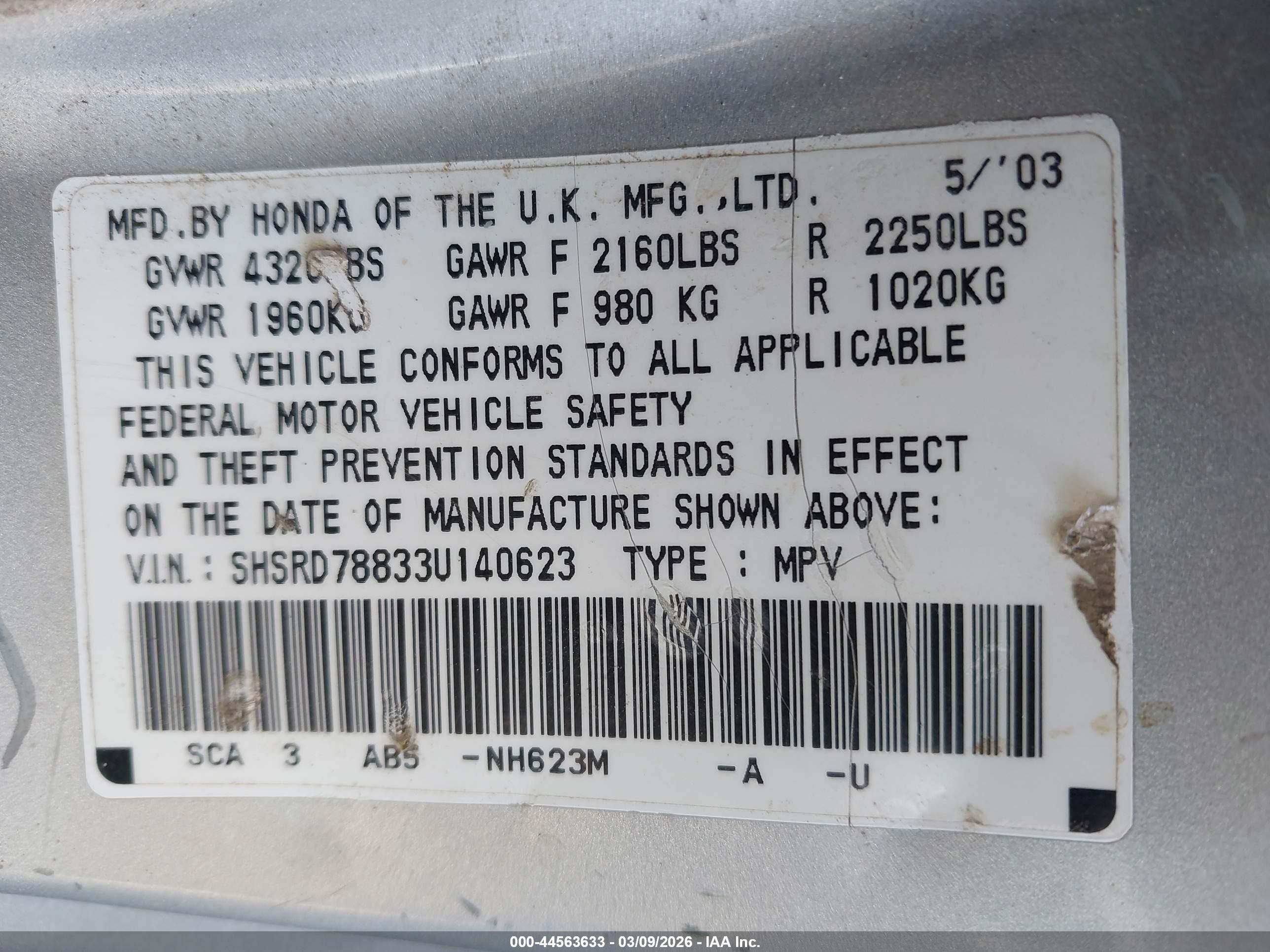 HONDA CR-V image 9