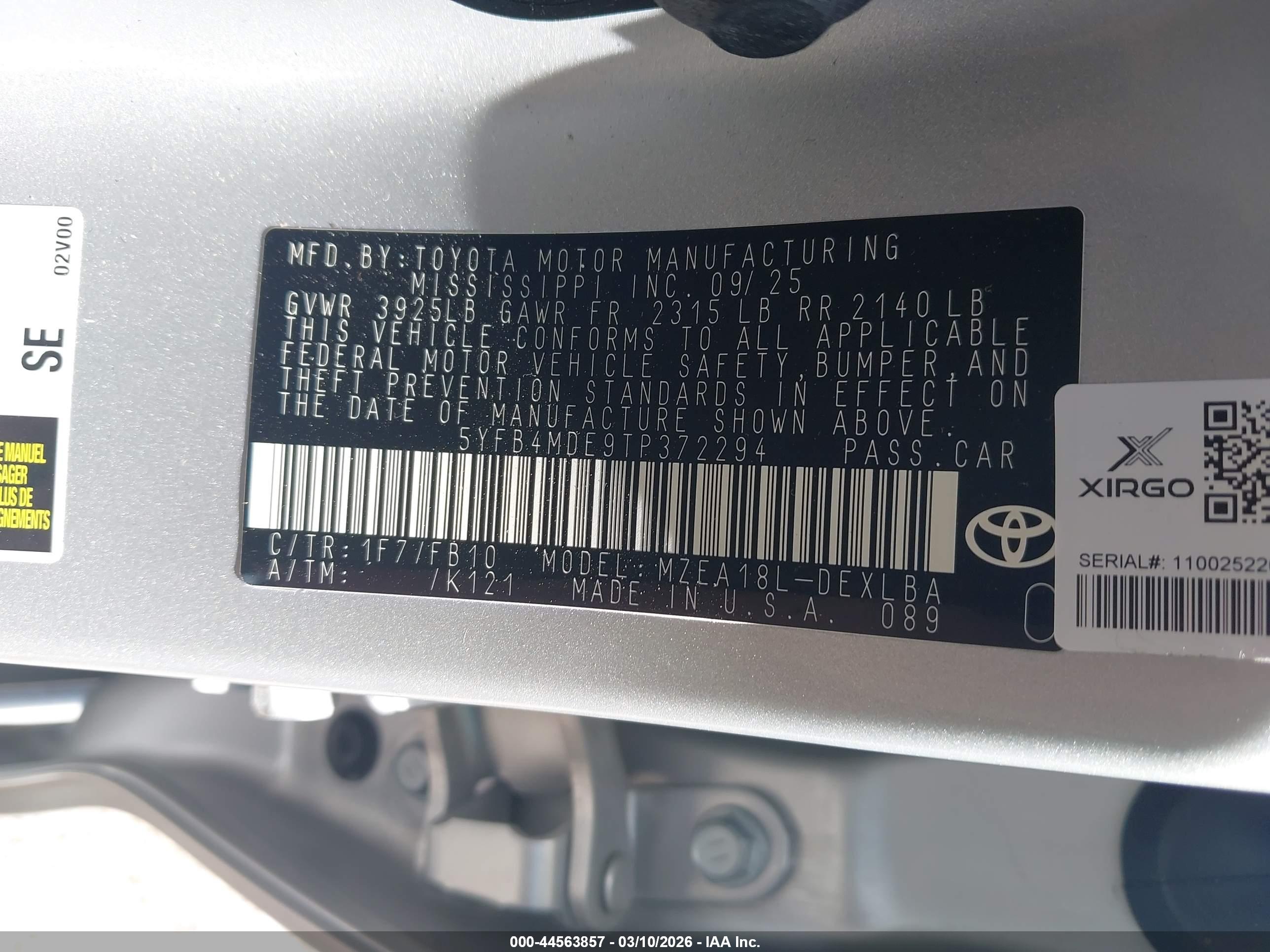 TOYOTA COROLLA image 9