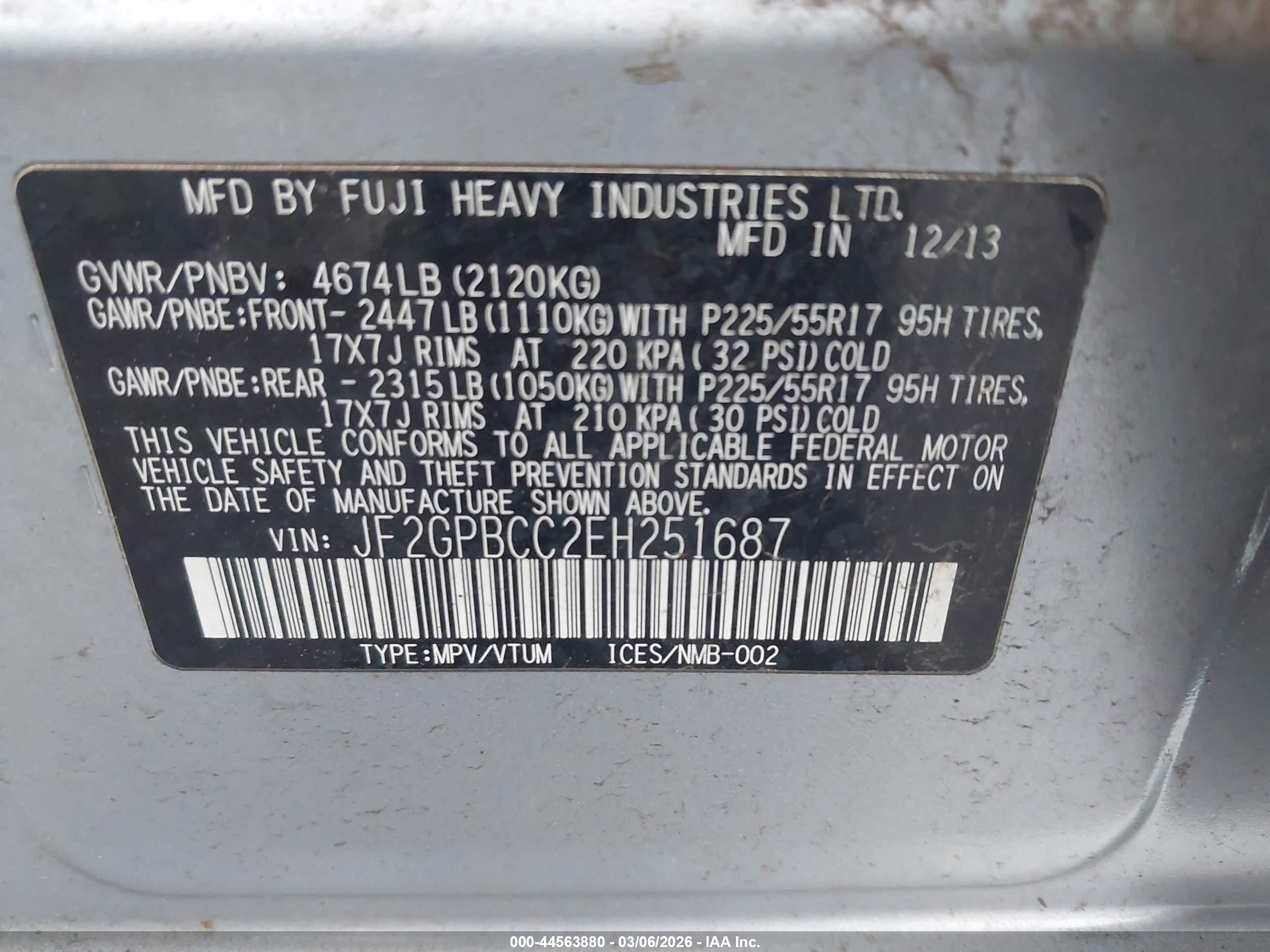 SUBARU XV image 9