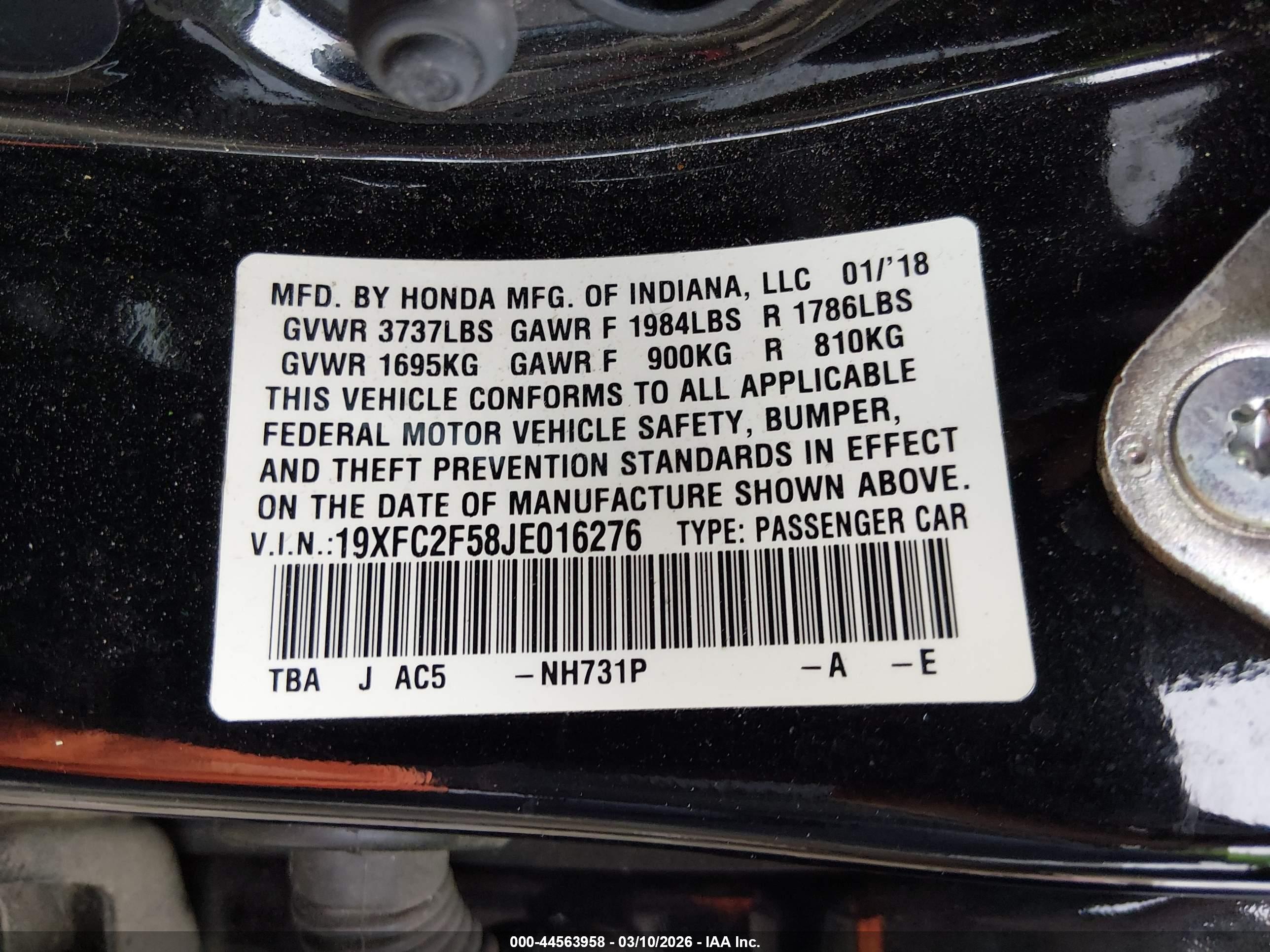 HONDA CIVIC image 9