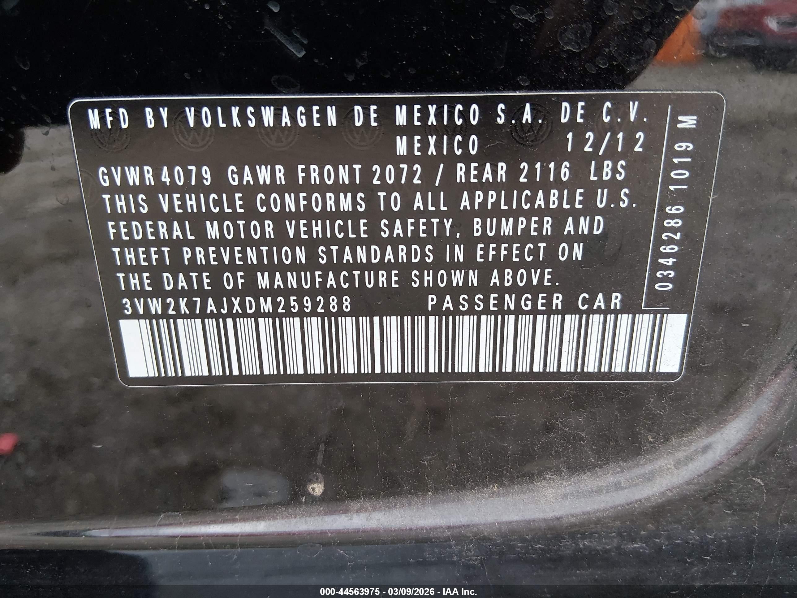 VOLKSWAGEN JETTA image 9