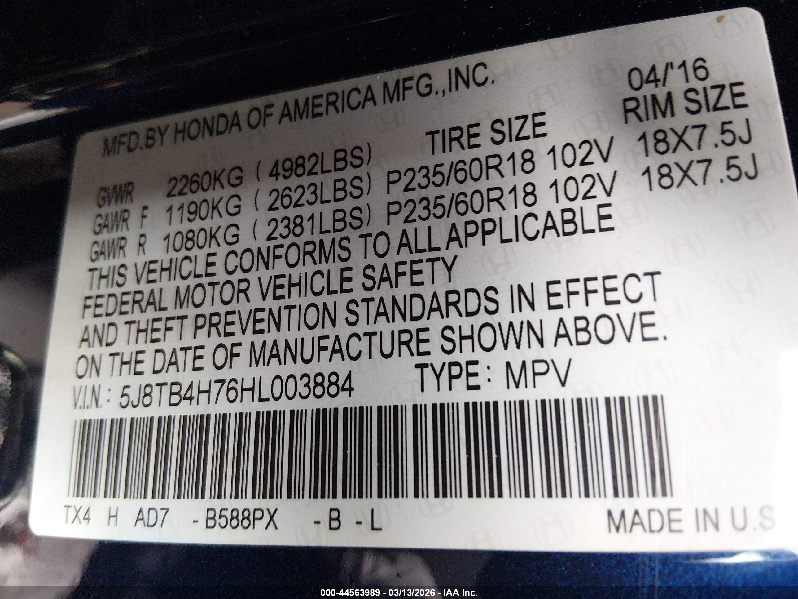 ACURA RDX image 9