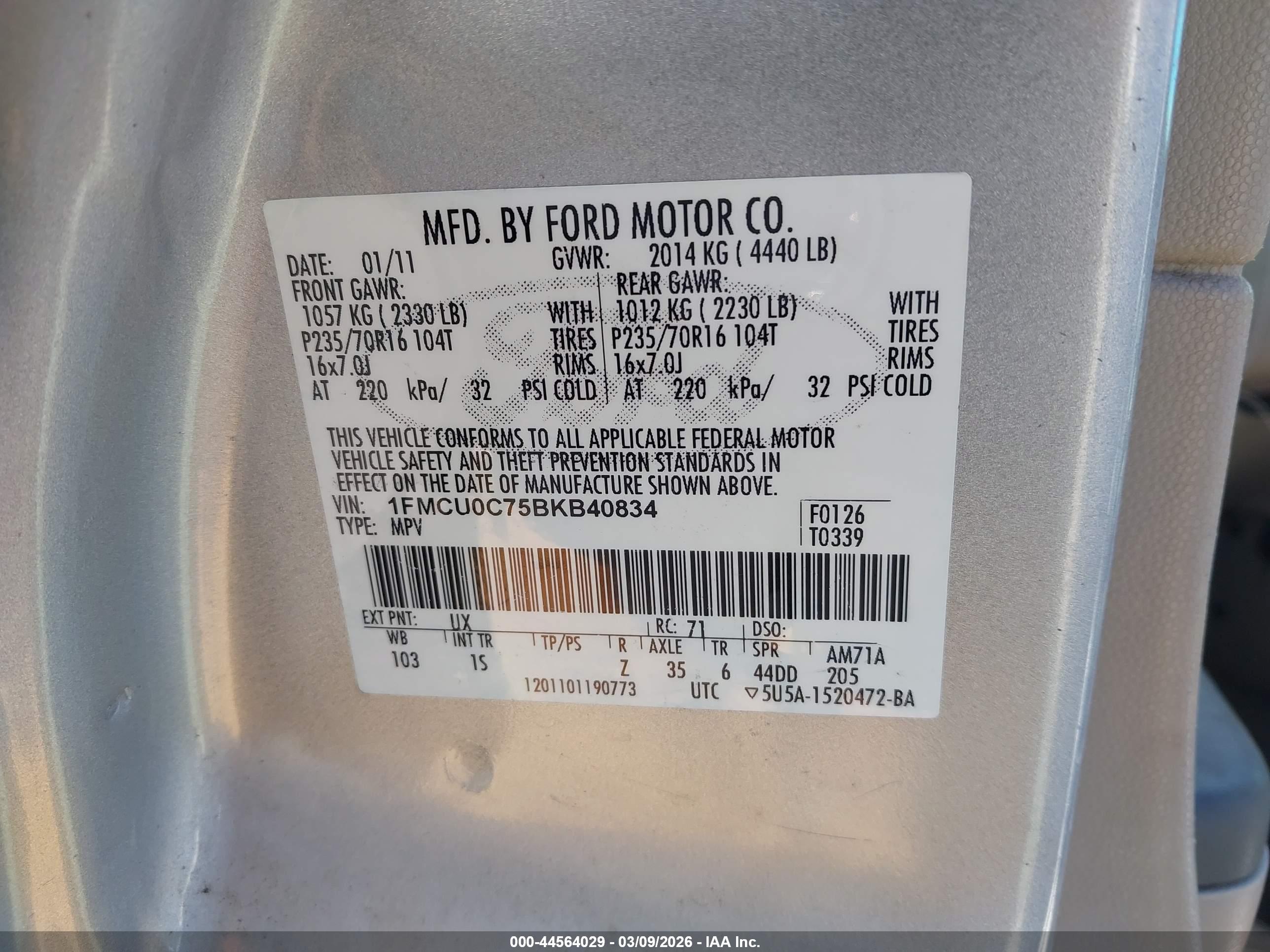 FORD ESCAPE image 9