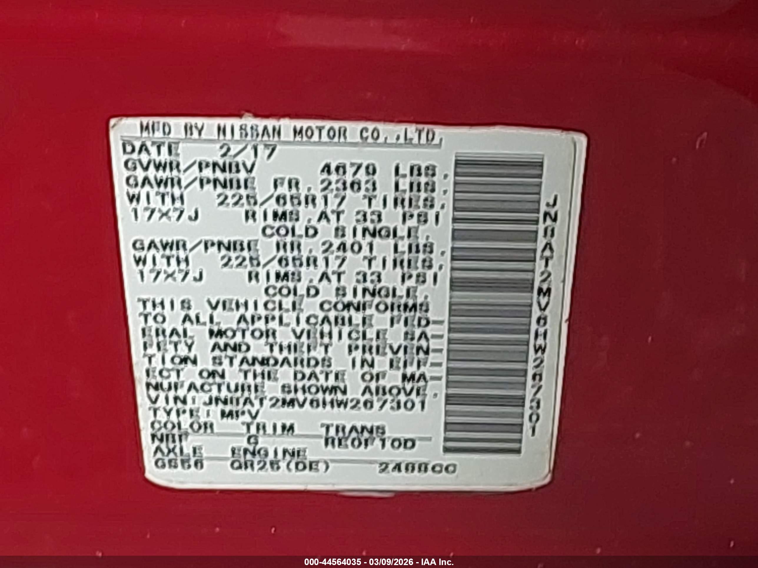 NISSAN ROGUE image 9