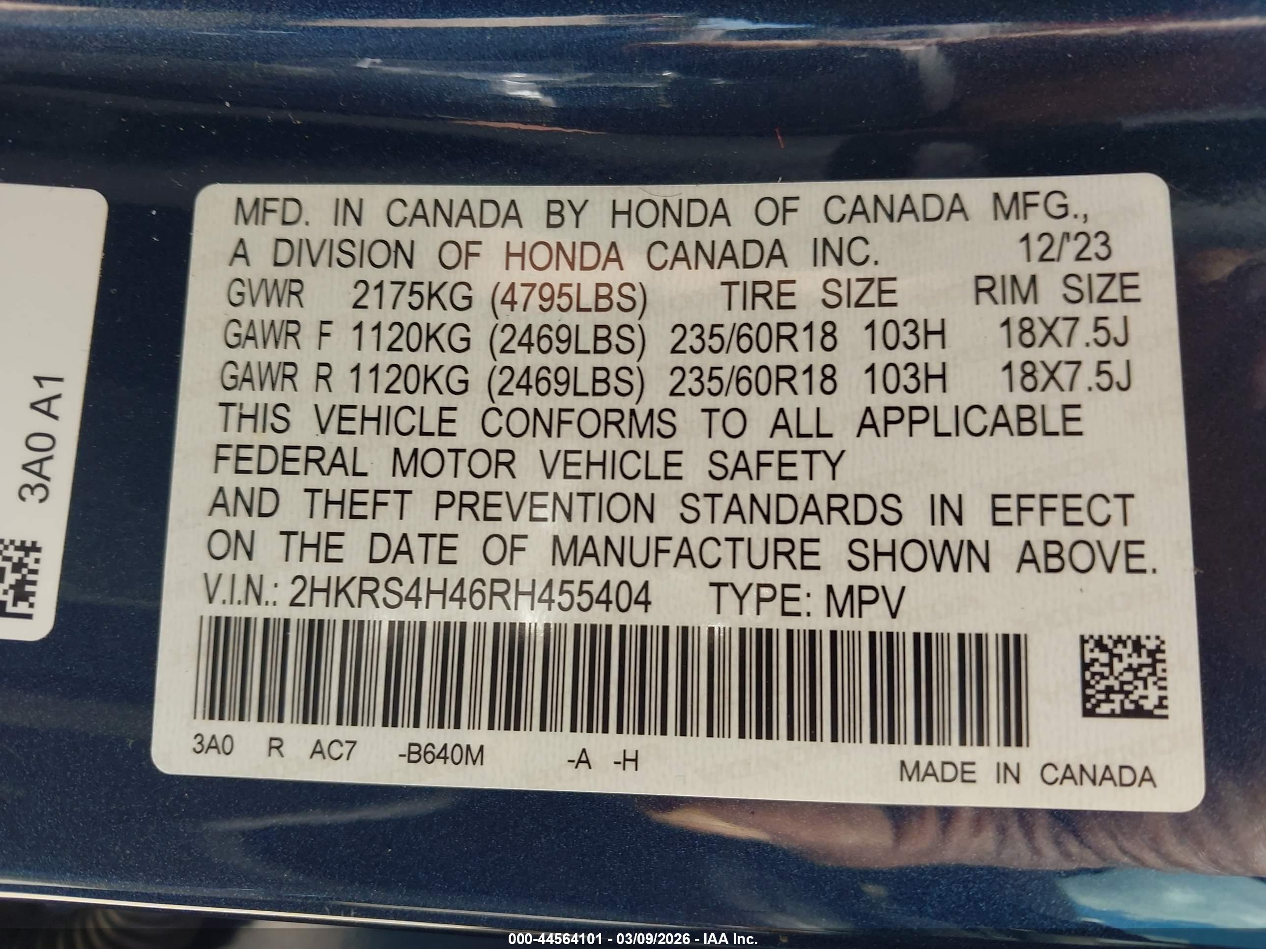 HONDA CR-V image 9
