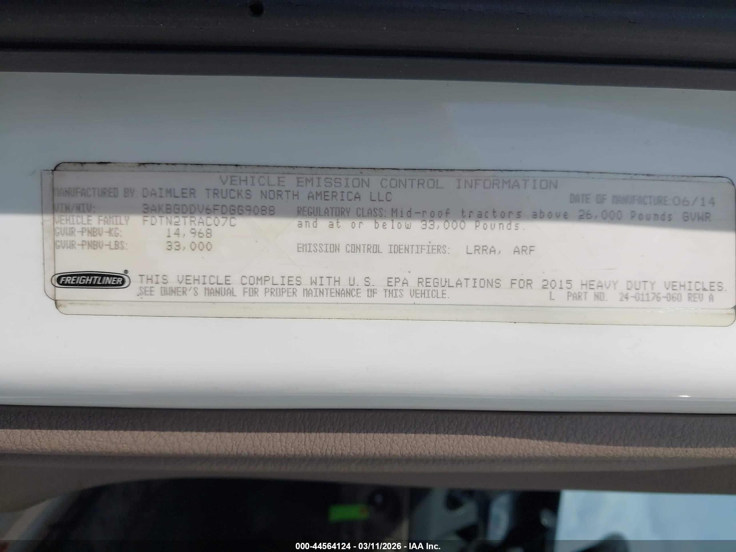 FREIGHTLINER CASCADIA image 9
