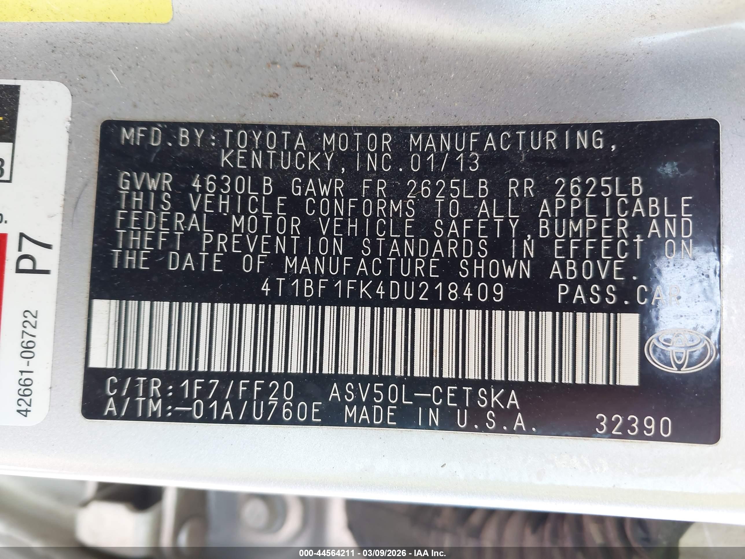TOYOTA CAMRY image 9
