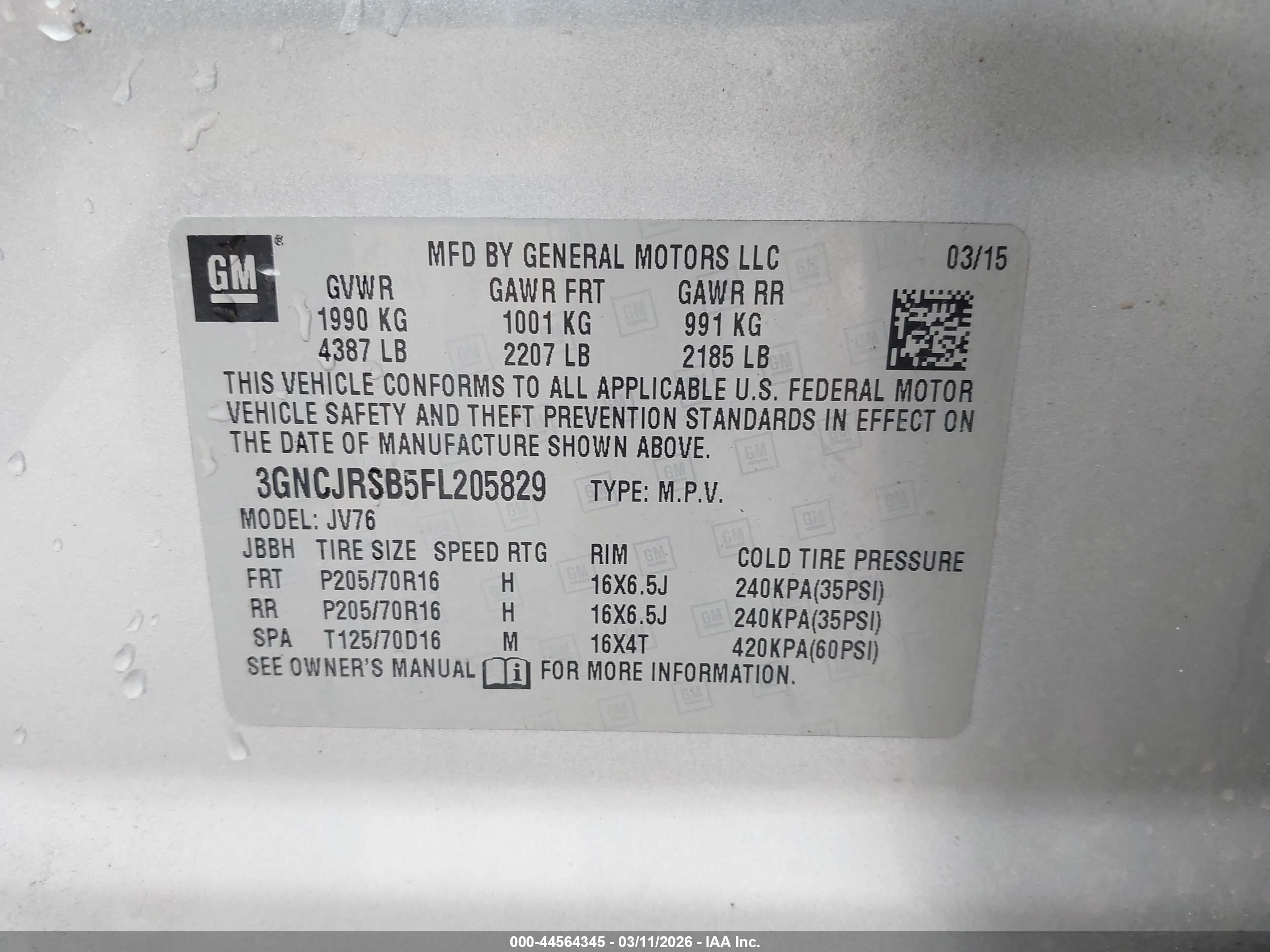 CHEVROLET TRAX image 9
