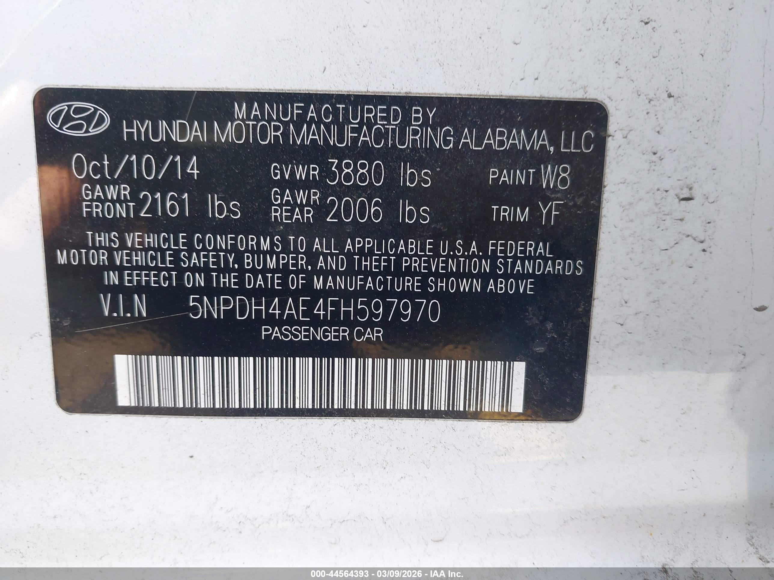 HYUNDAI ELANTRA image 9