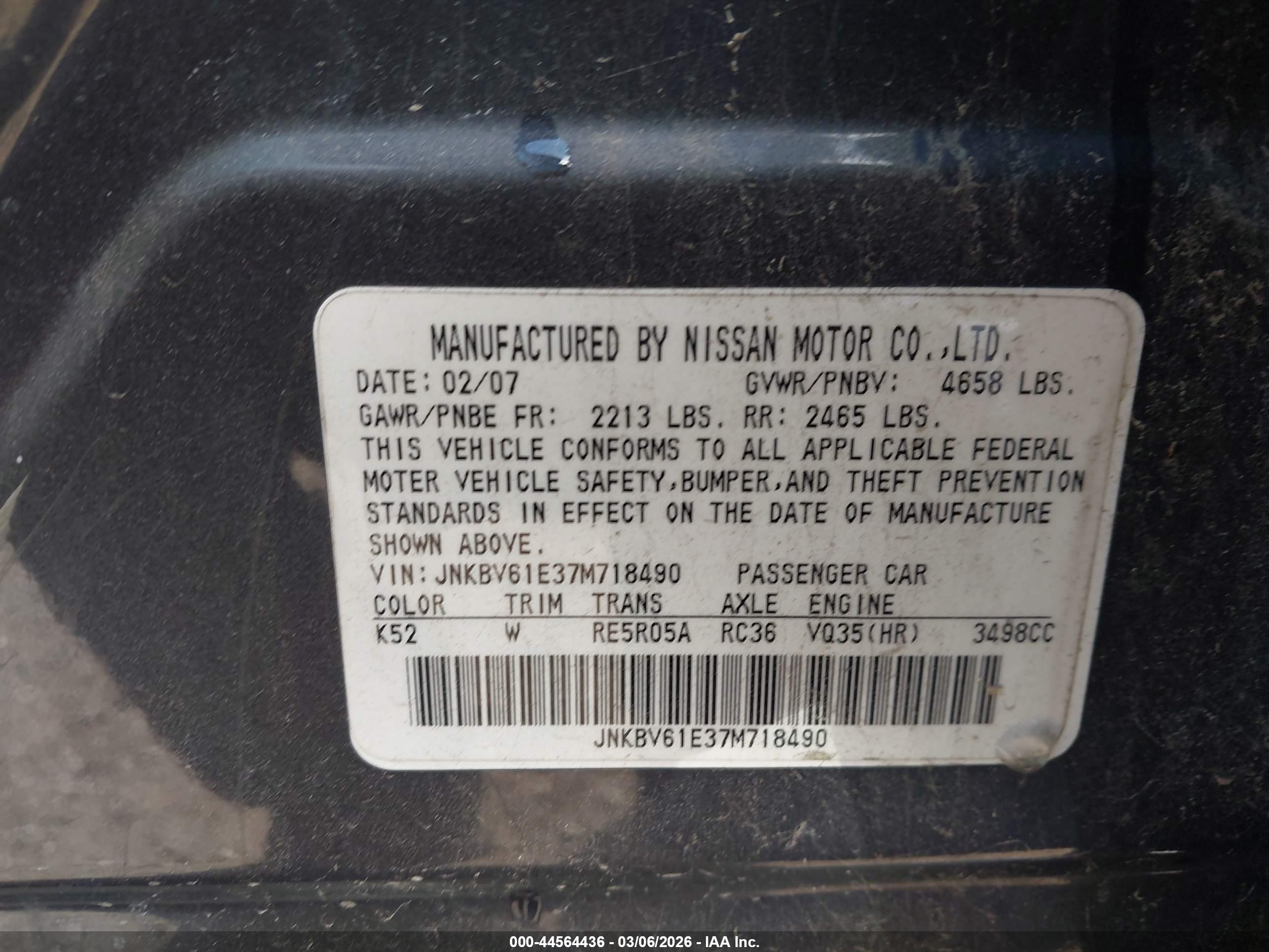 INFINITI G35 image 9