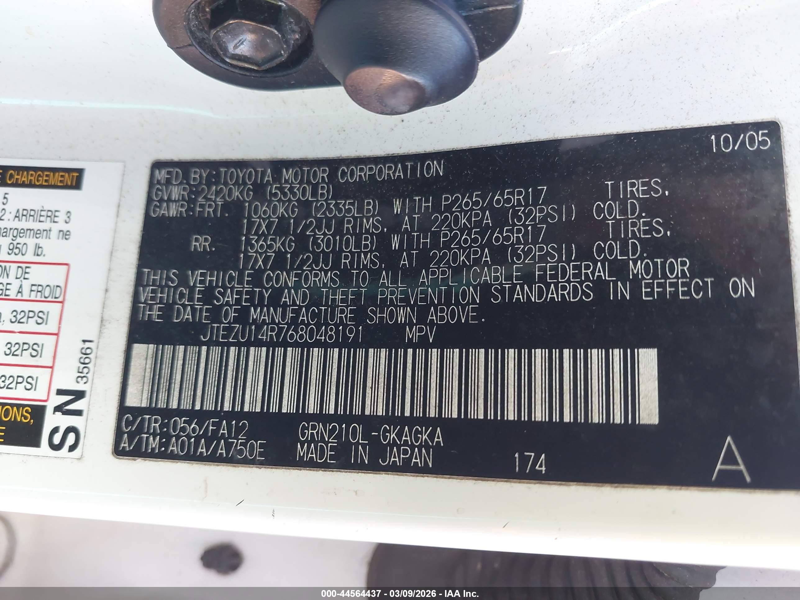 TOYOTA 4RUNNER image 9