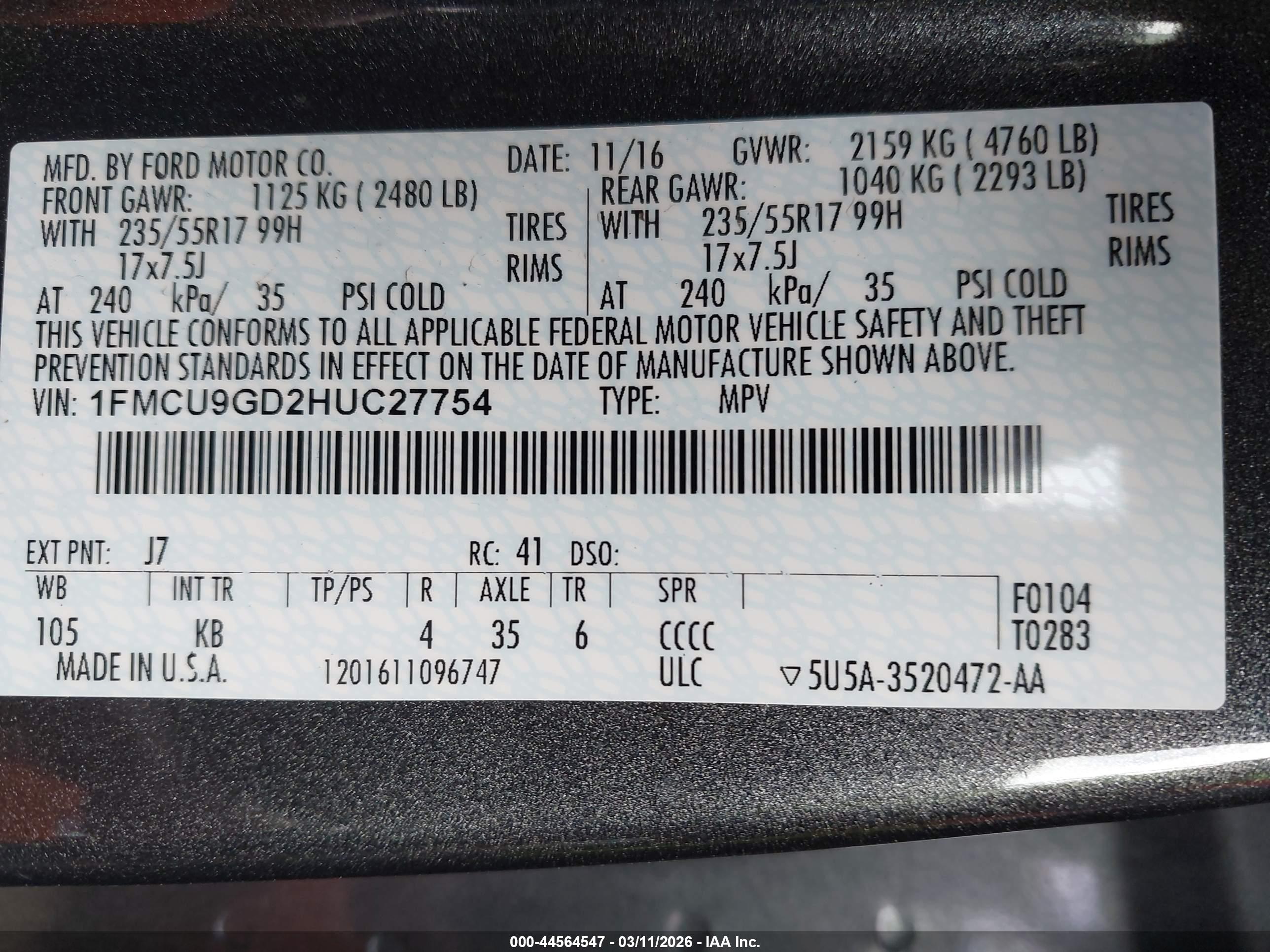 FORD ESCAPE image 9