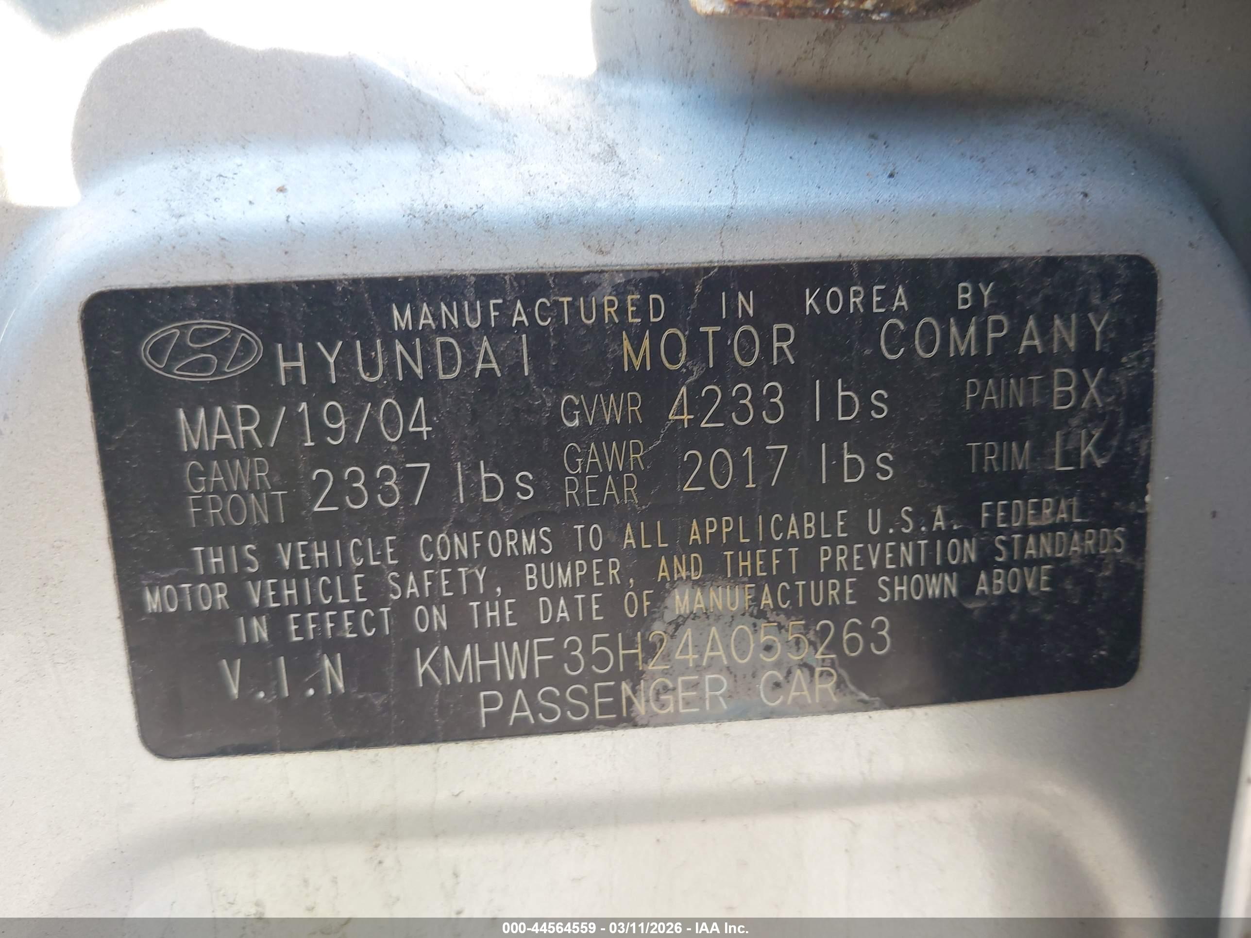 HYUNDAI SONATA image 9