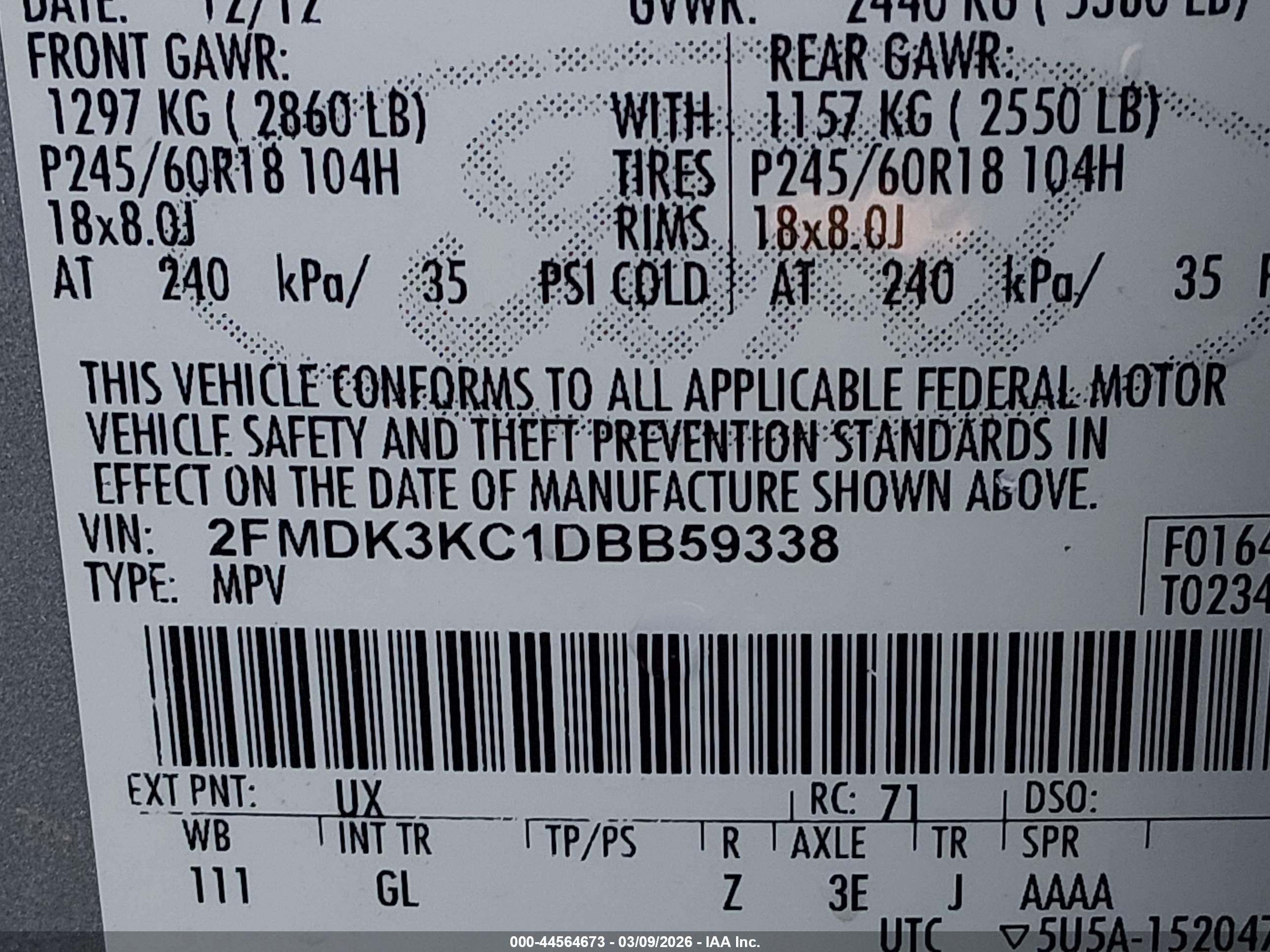 FORD EDGE image 9