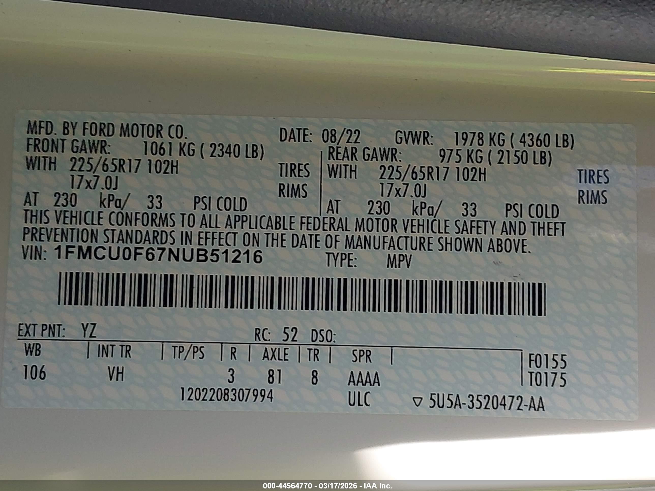 FORD ESCAPE image 9