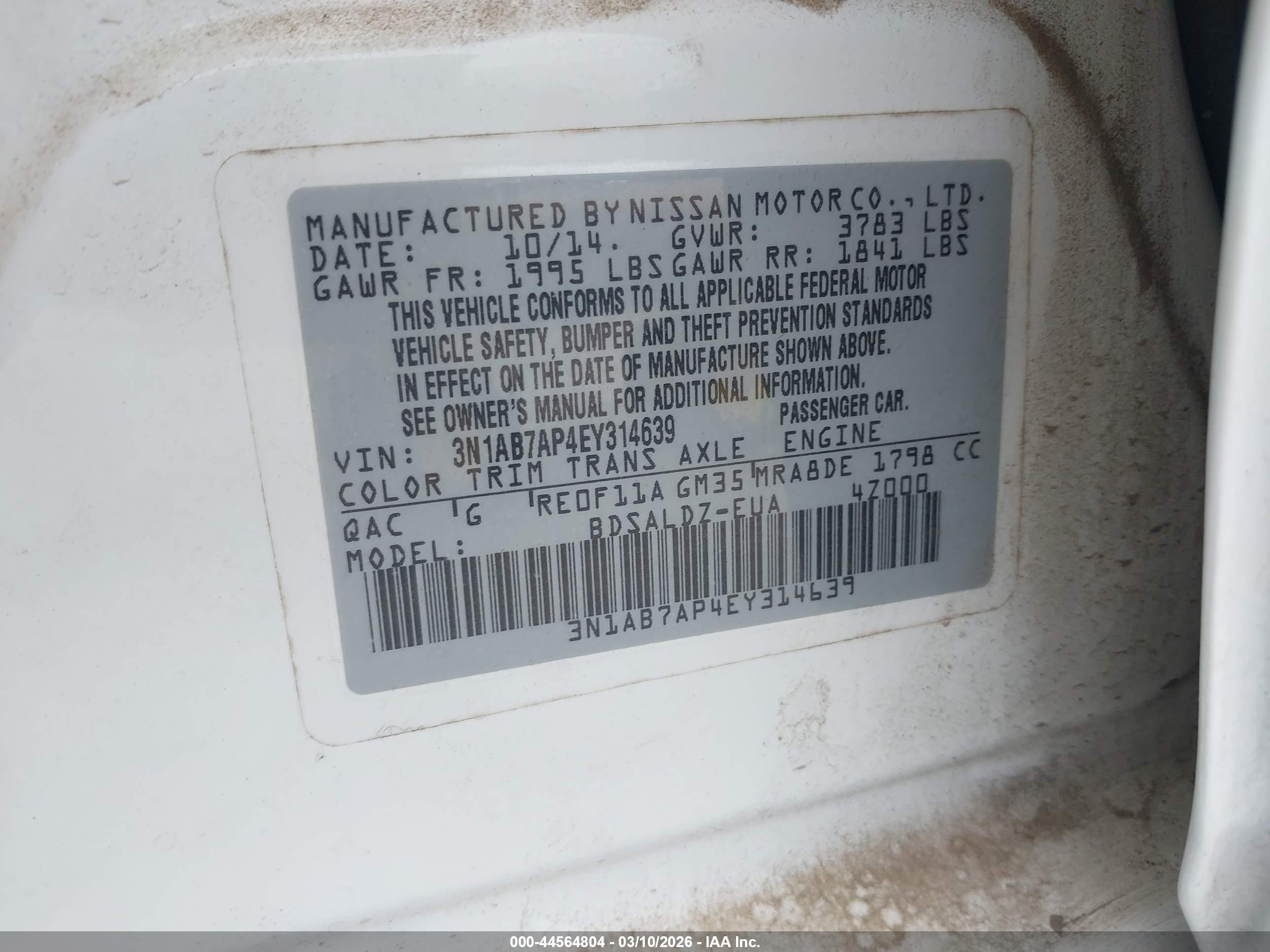 NISSAN SENTRA image 9