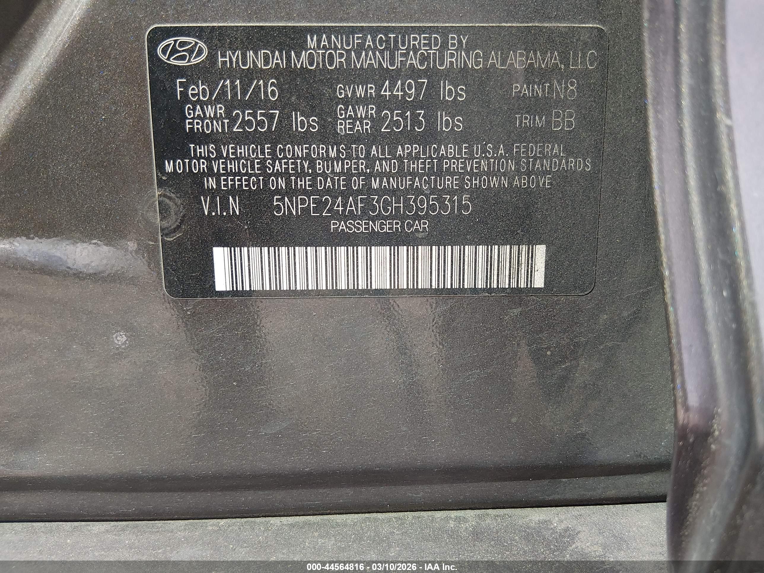 HYUNDAI SONATA image 9