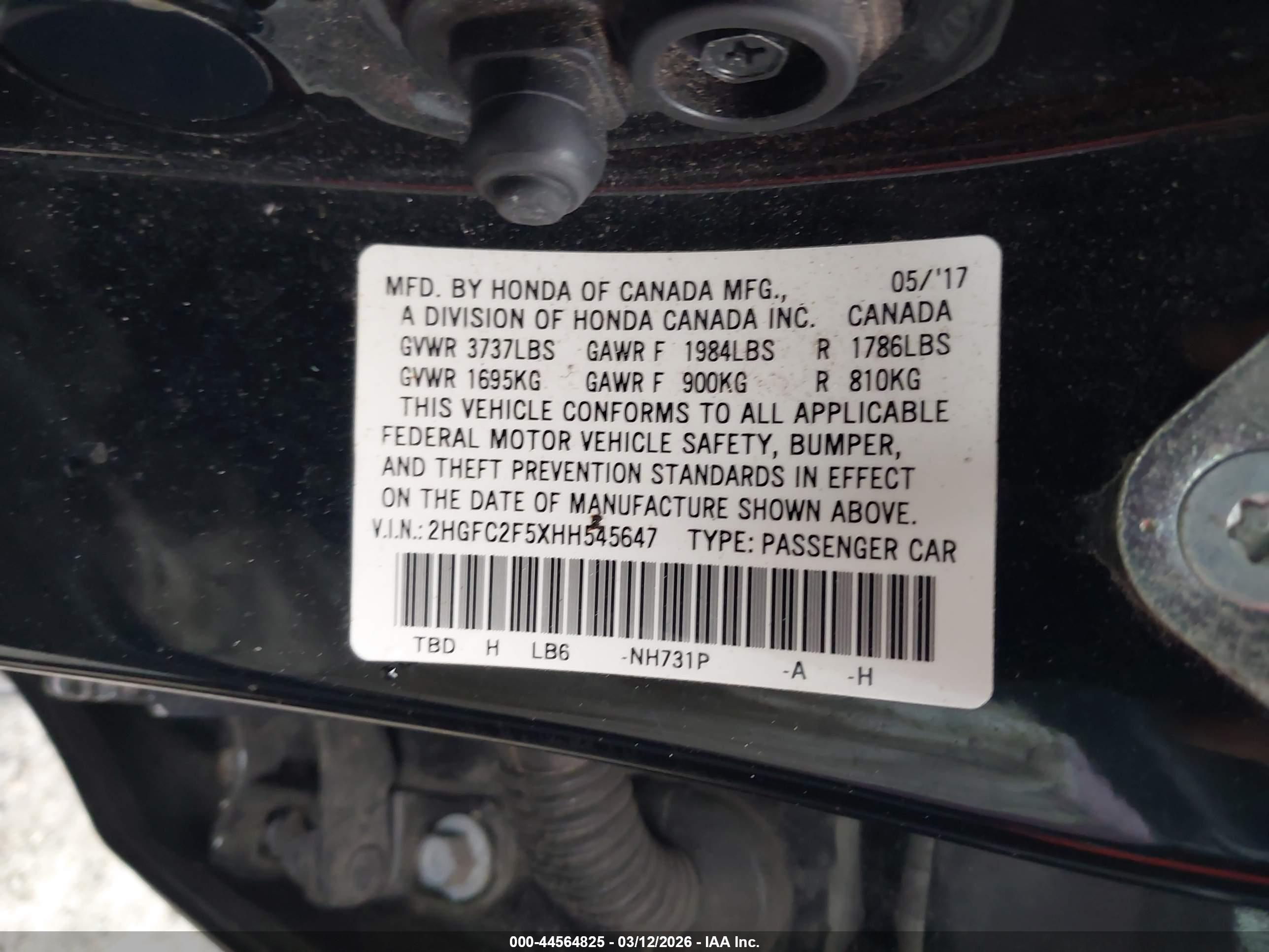 HONDA CIVIC image 9