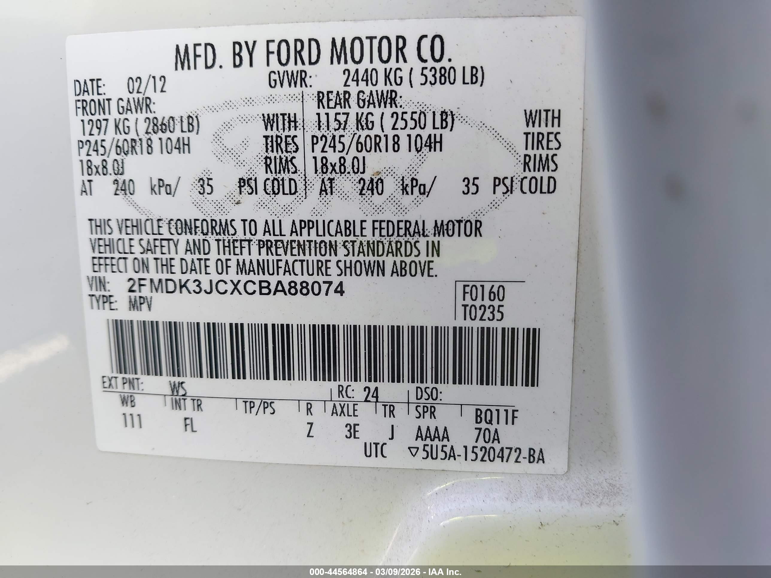 FORD EDGE image 9