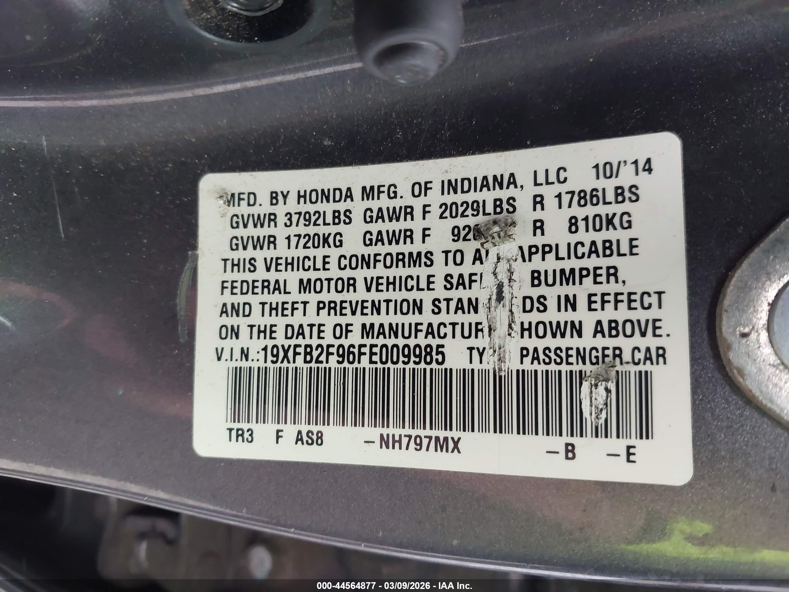 HONDA CIVIC image 9