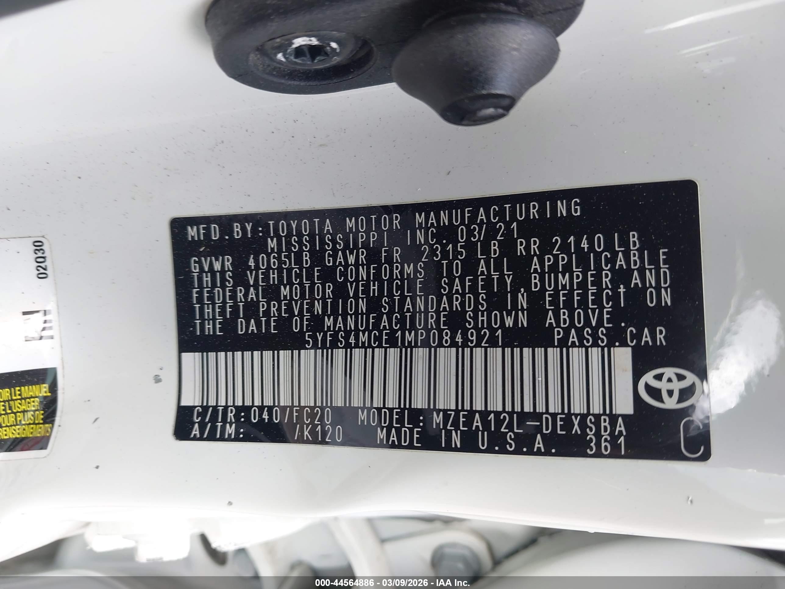 TOYOTA COROLLA image 9