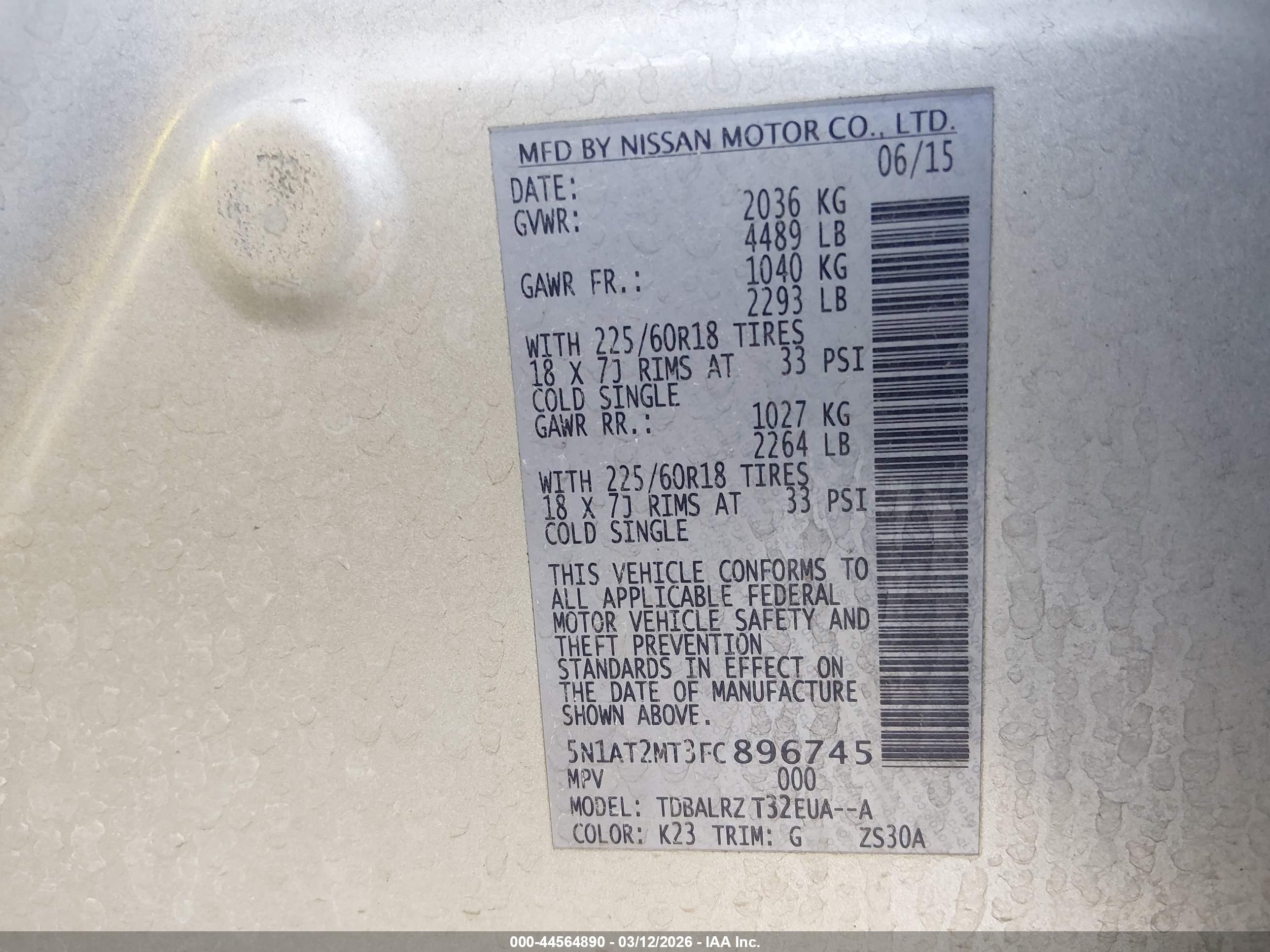 NISSAN ROGUE image 9