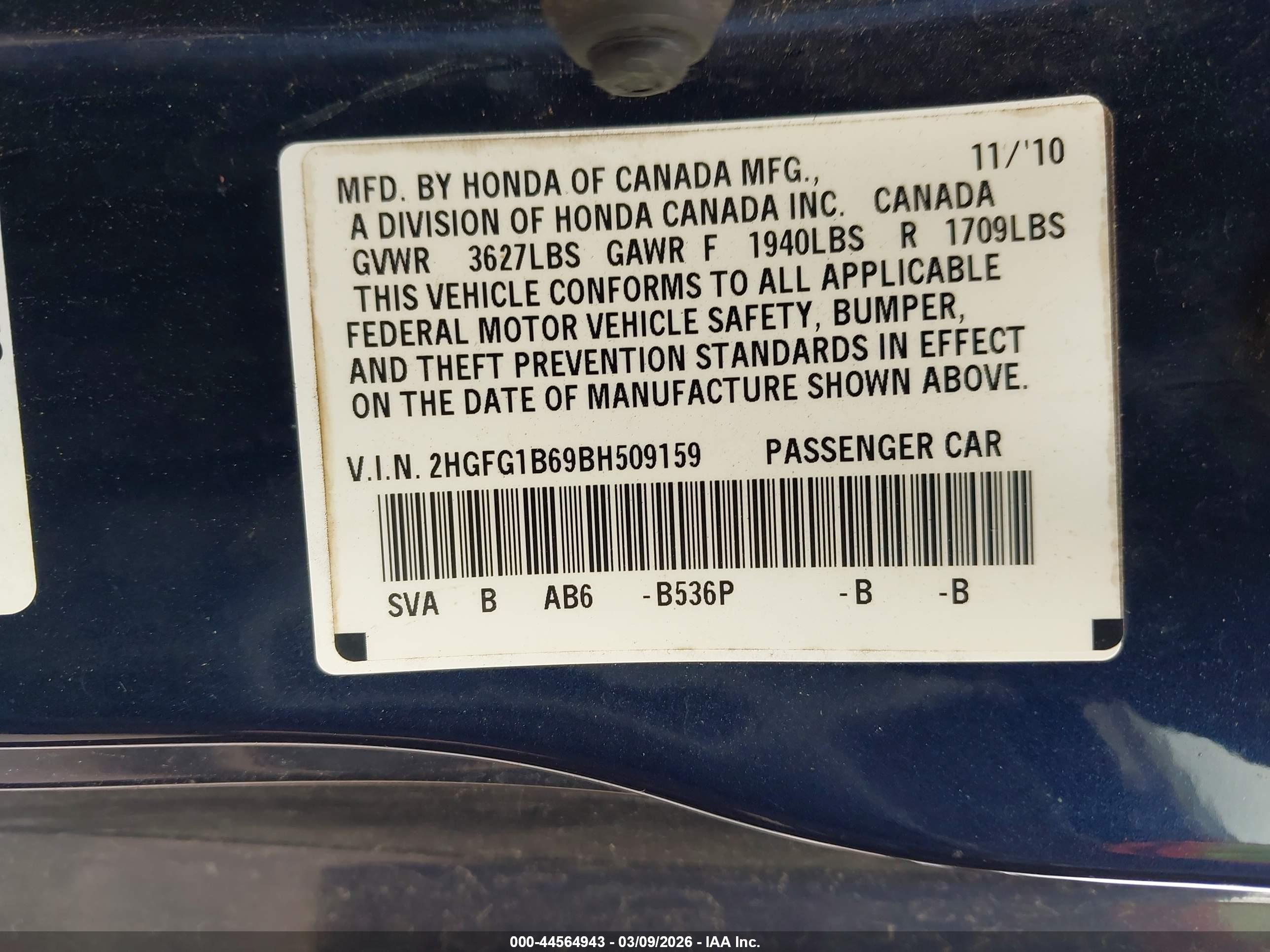 HONDA CIVIC image 9
