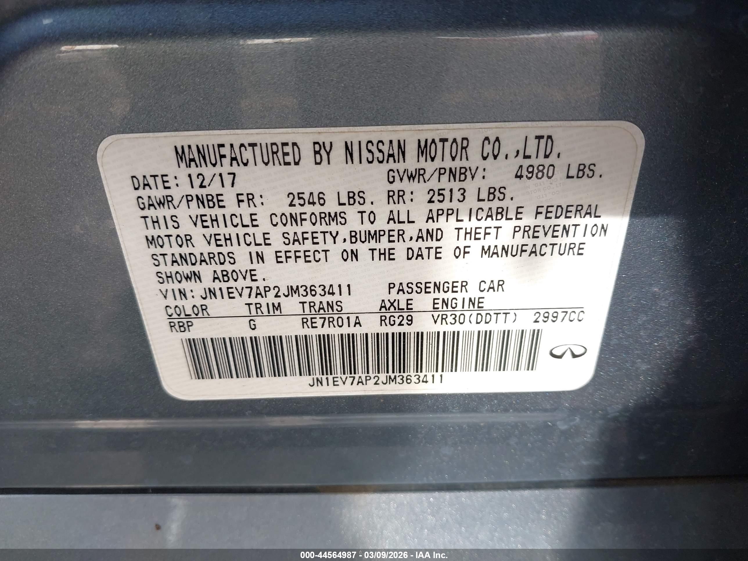 INFINITI Q50 image 9