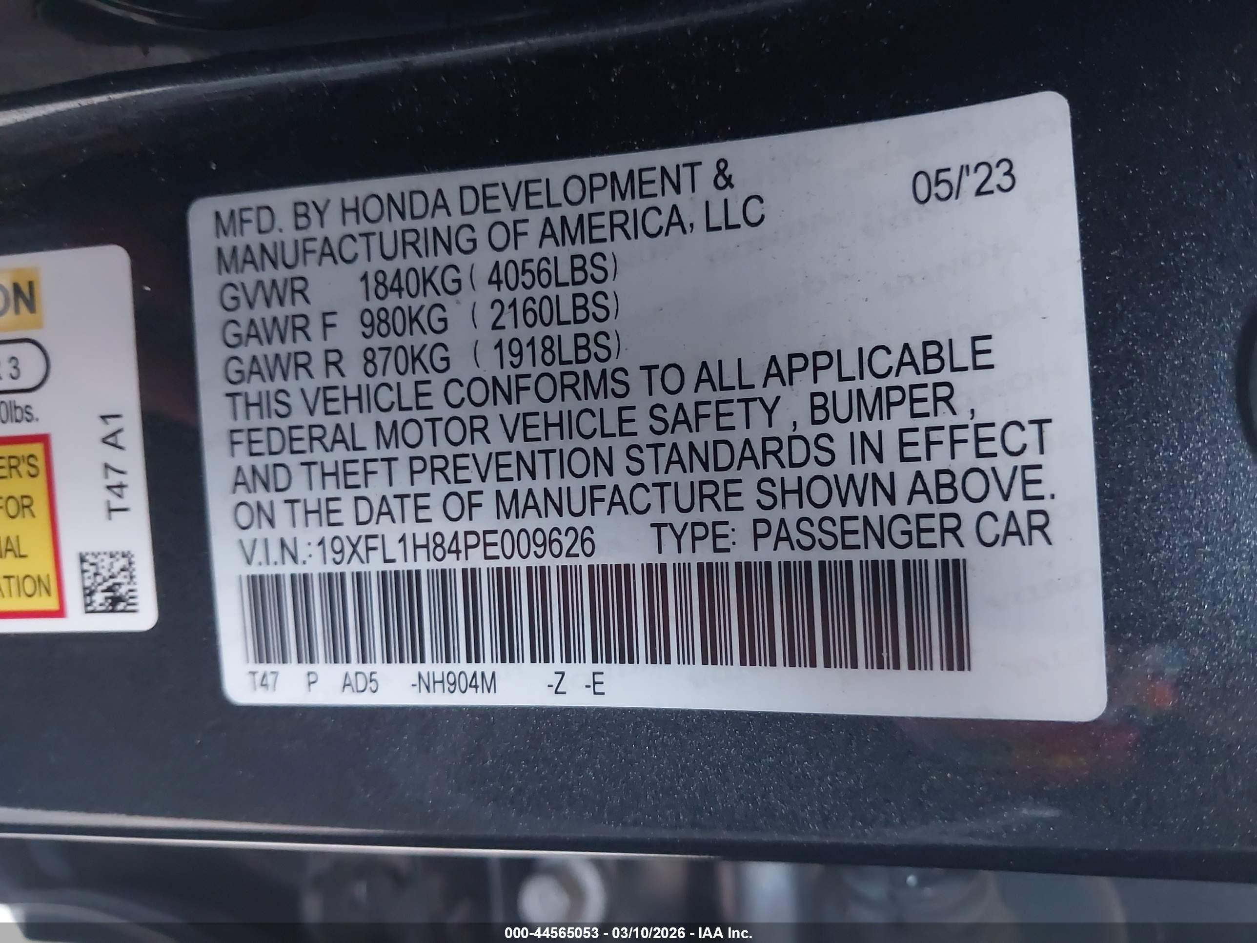 HONDA CIVIC image 9