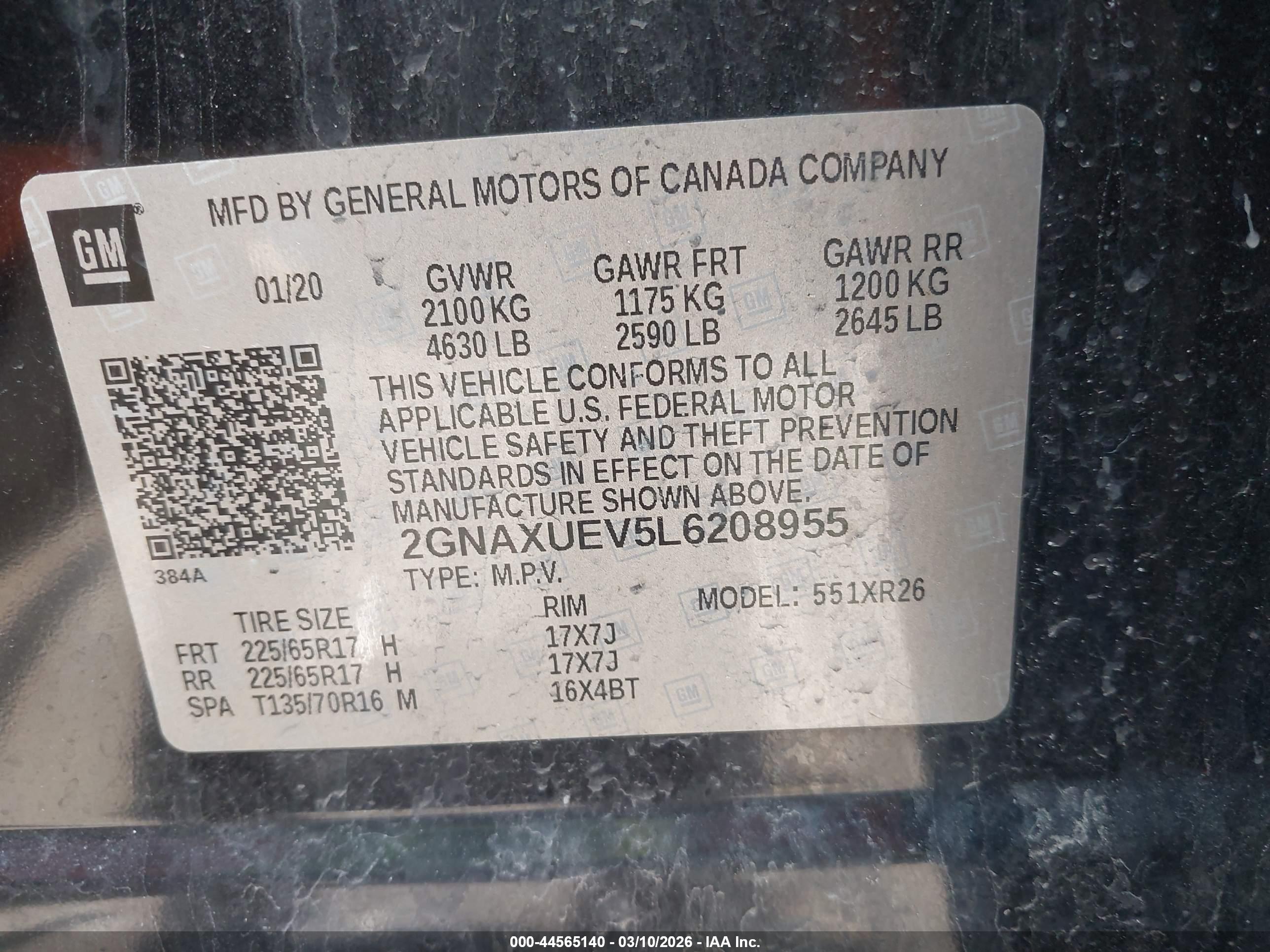 CHEVROLET EQUINOX image 9