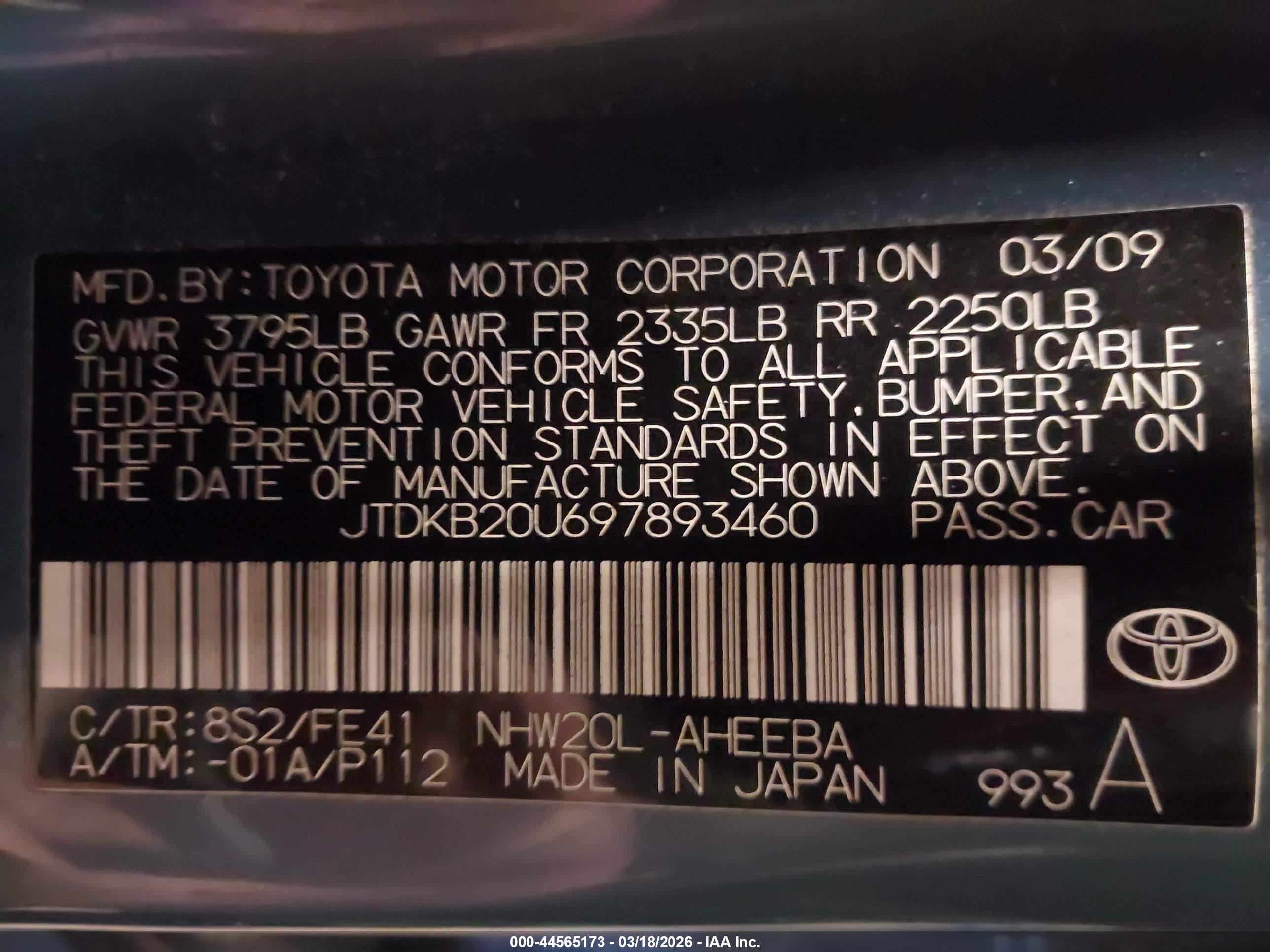 TOYOTA PRIUS image 9