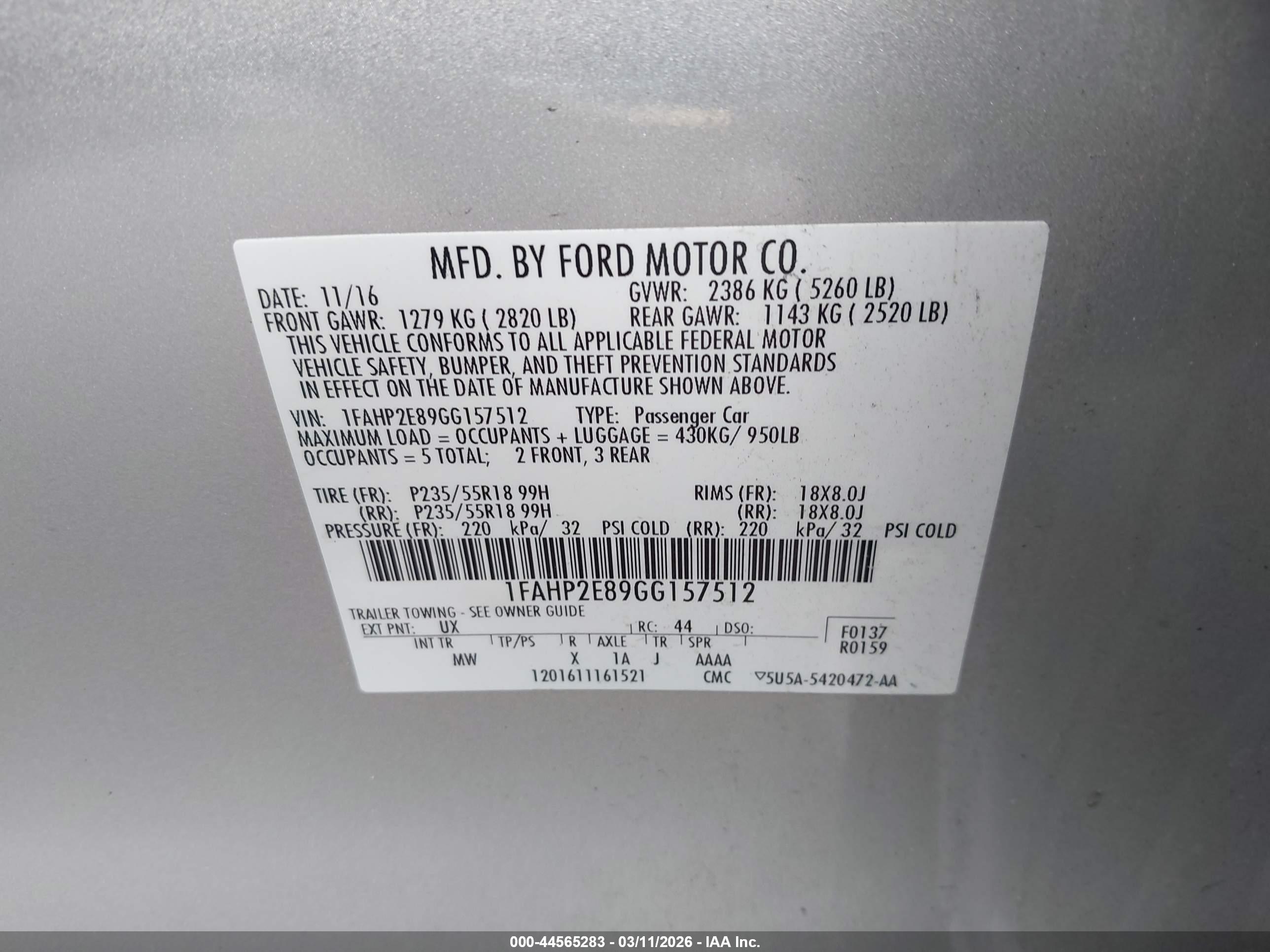 FORD TAURUS image 9