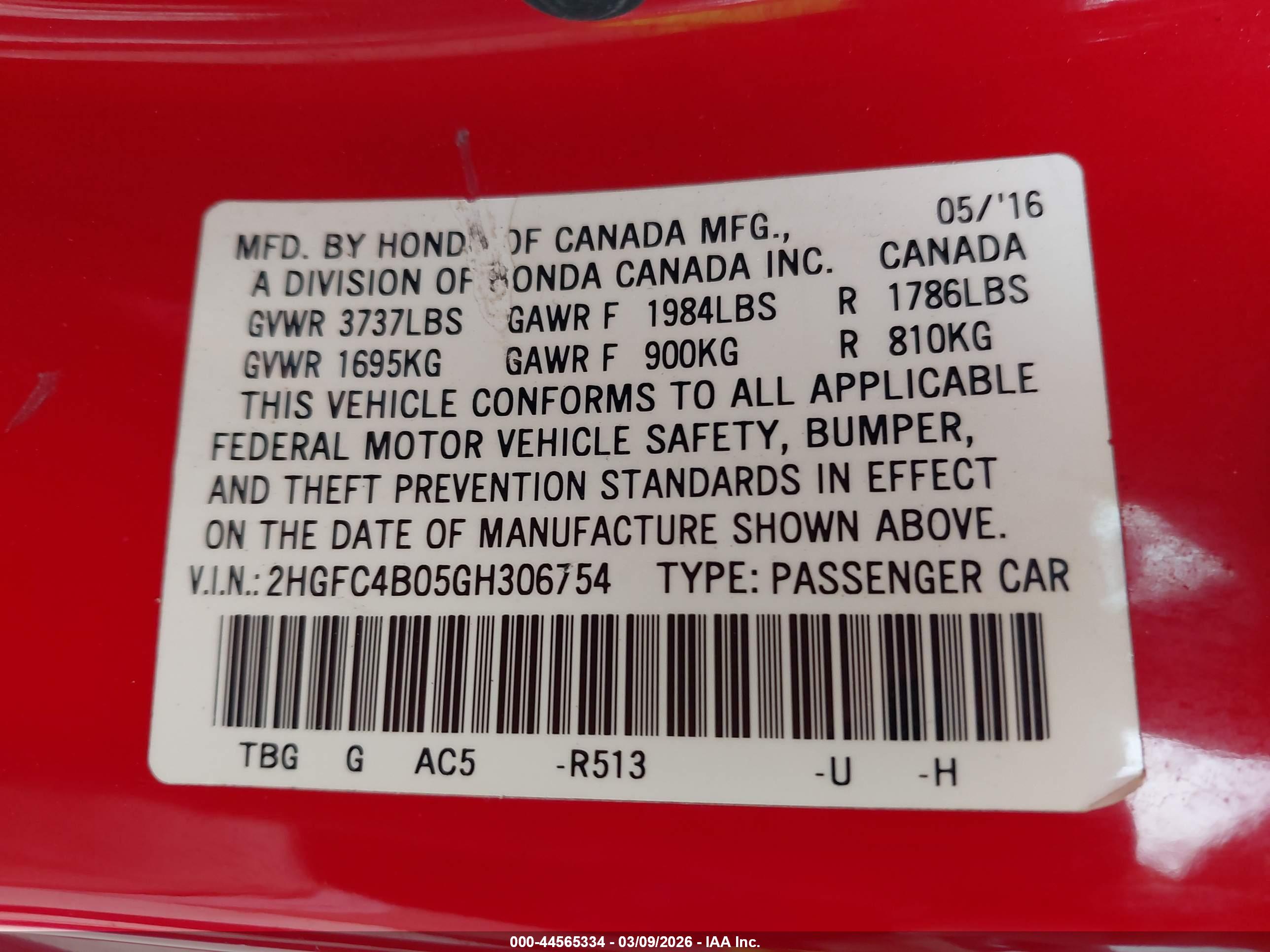 HONDA CIVIC image 9