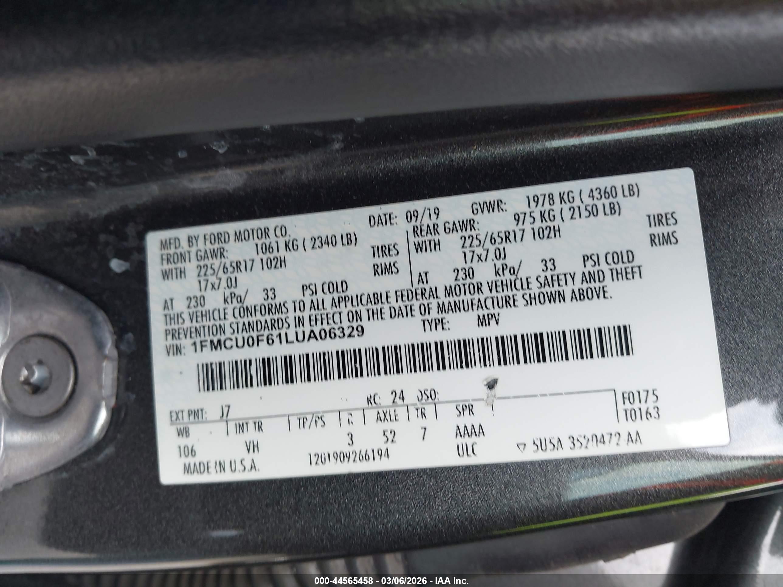FORD ESCAPE image 9