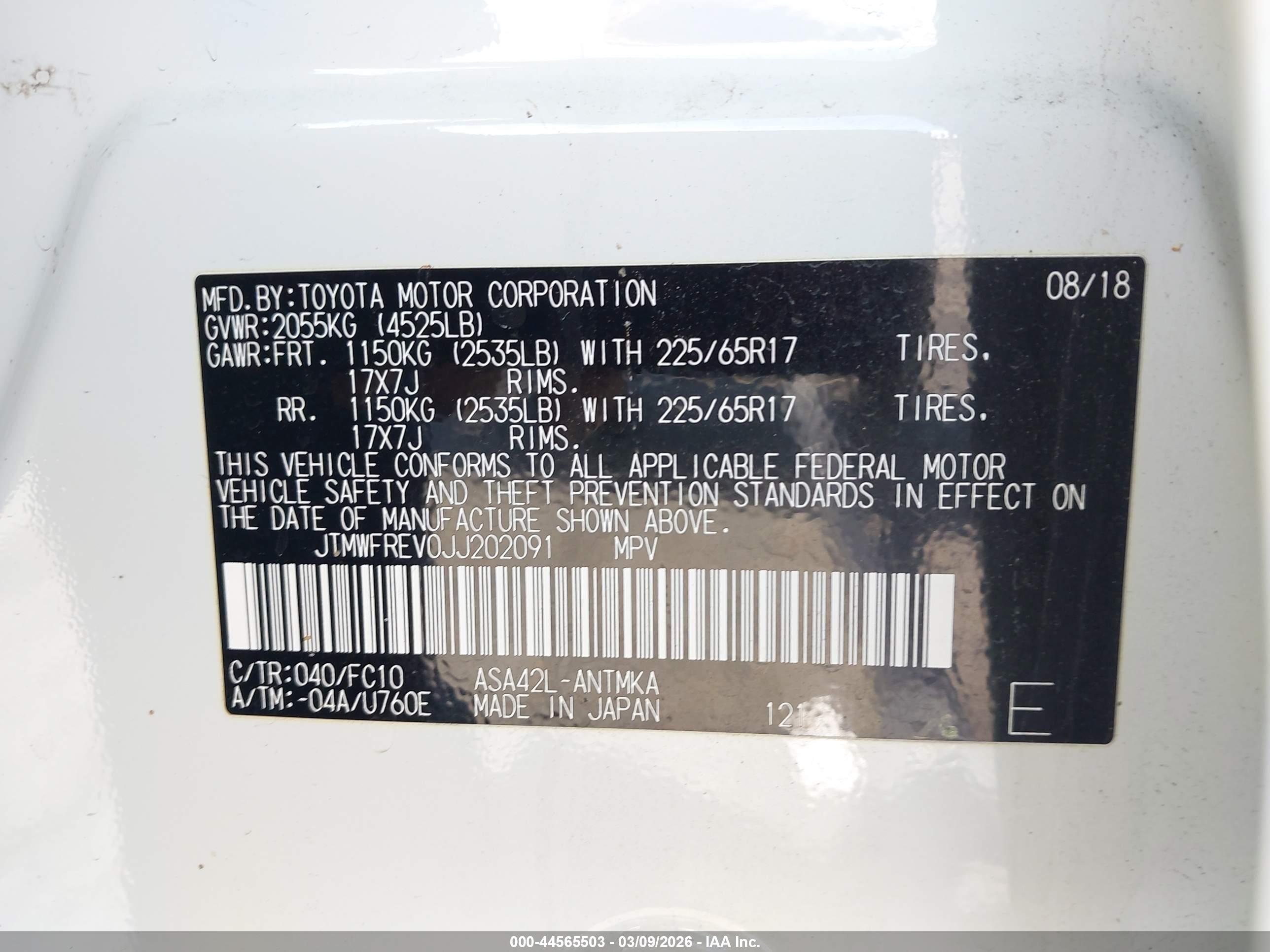 TOYOTA RAV4 image 9