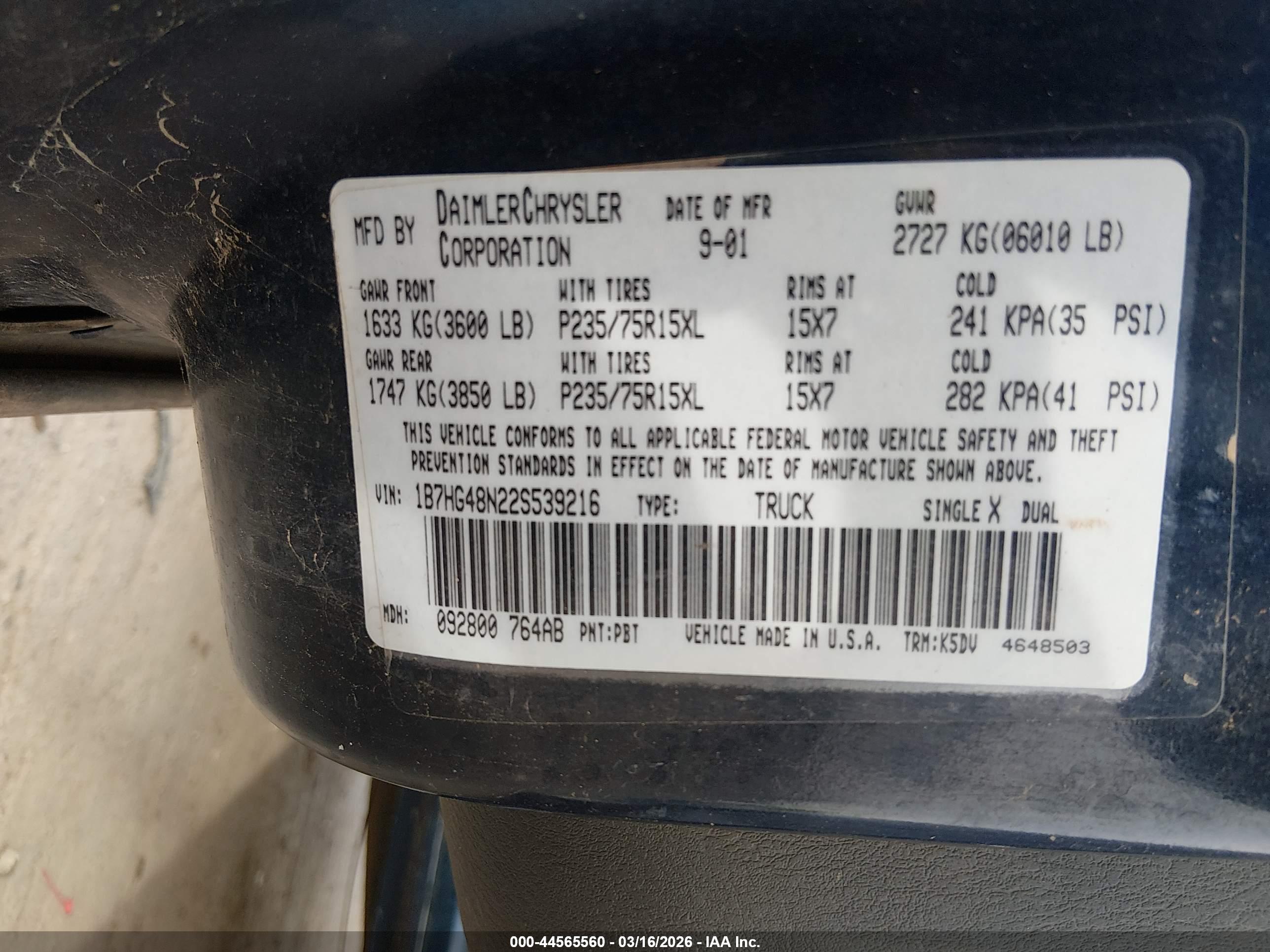 DODGE DAKOTA image 9
